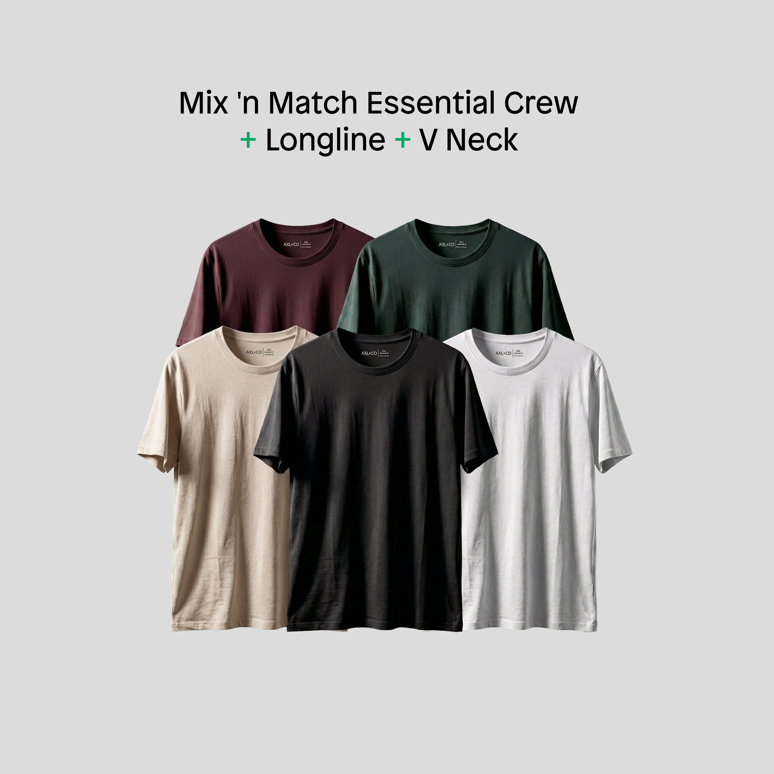 Essential Tees 5 Pack Bundle