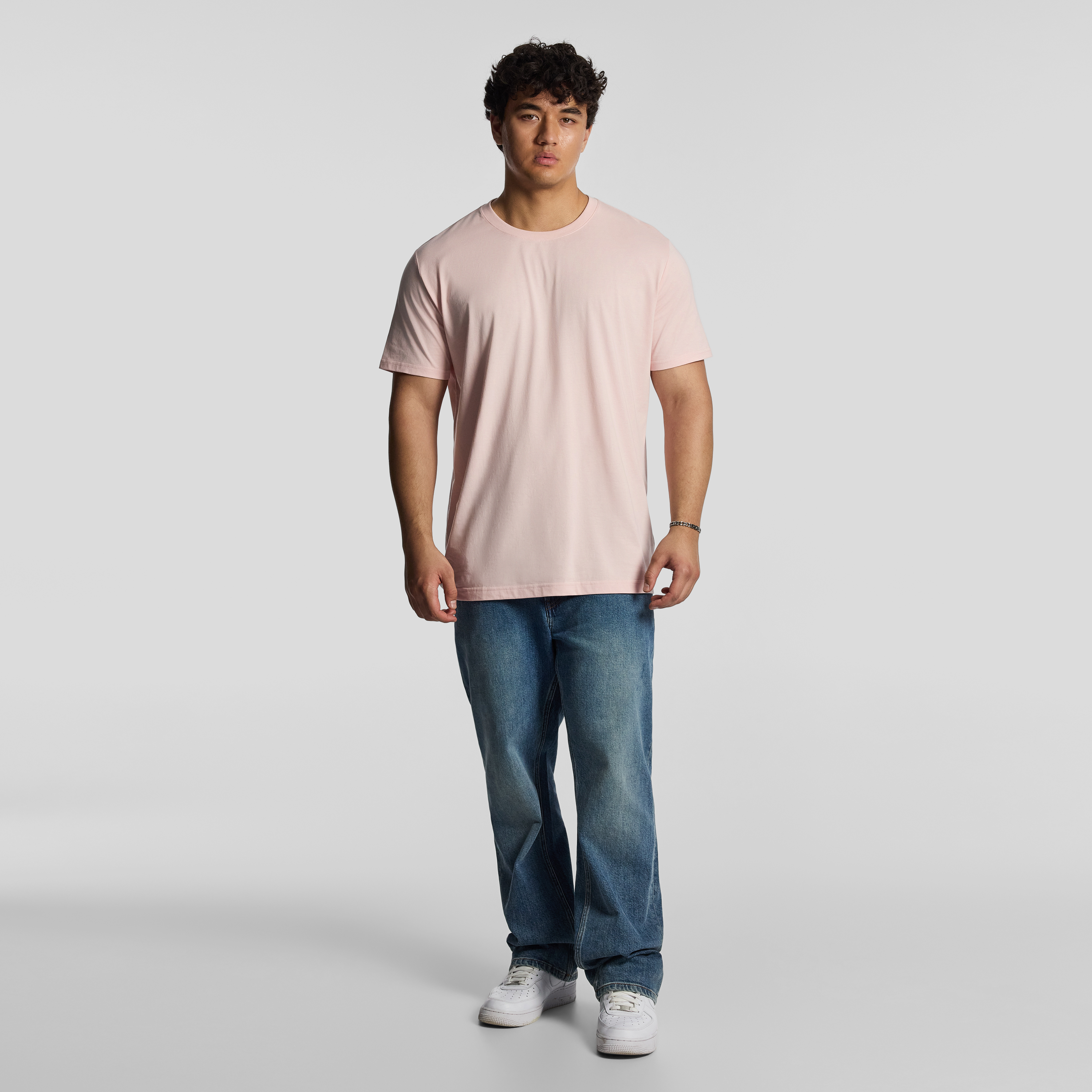 Pink Essential Crew Neck T Shirt