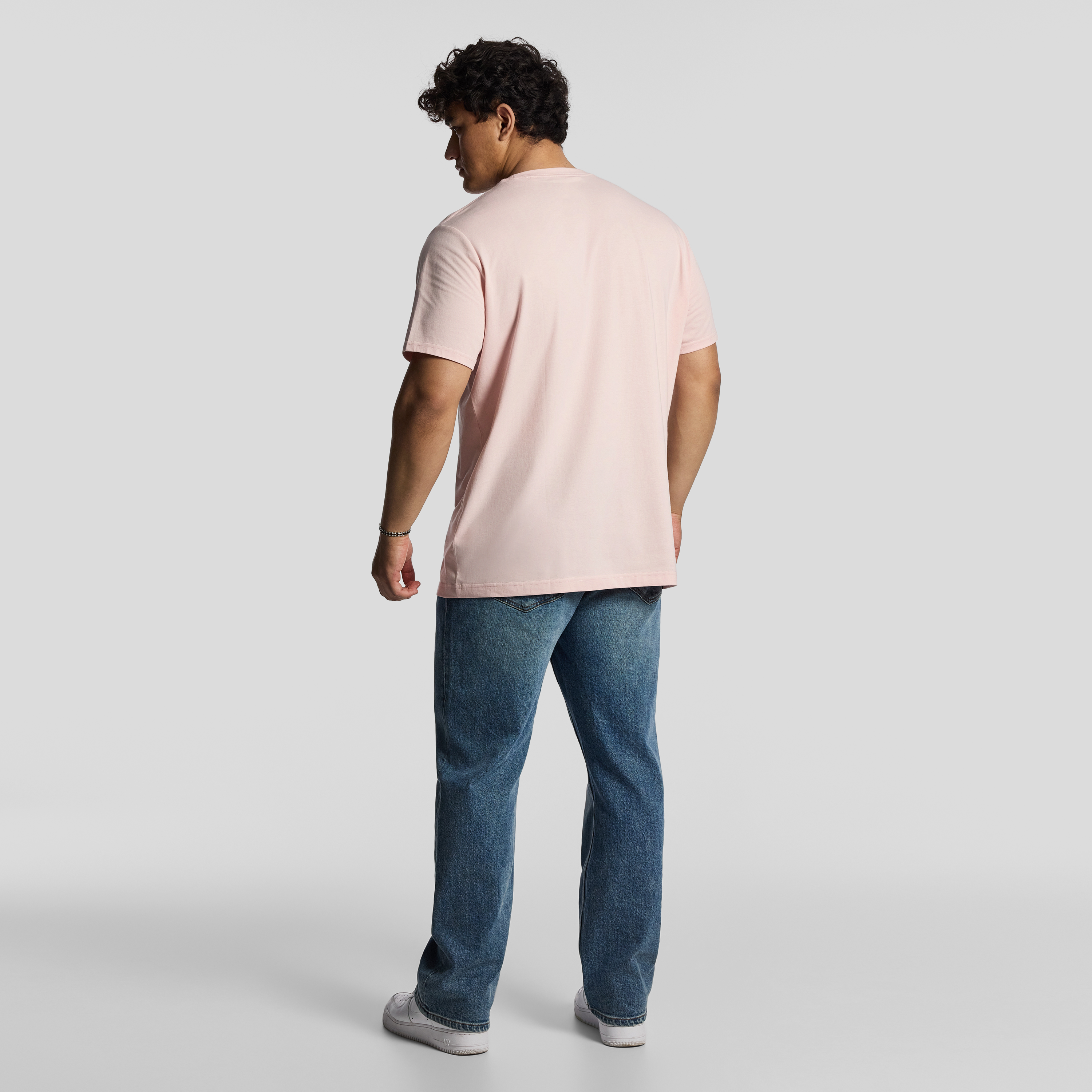 Pink Essential Crew Neck T Shirt