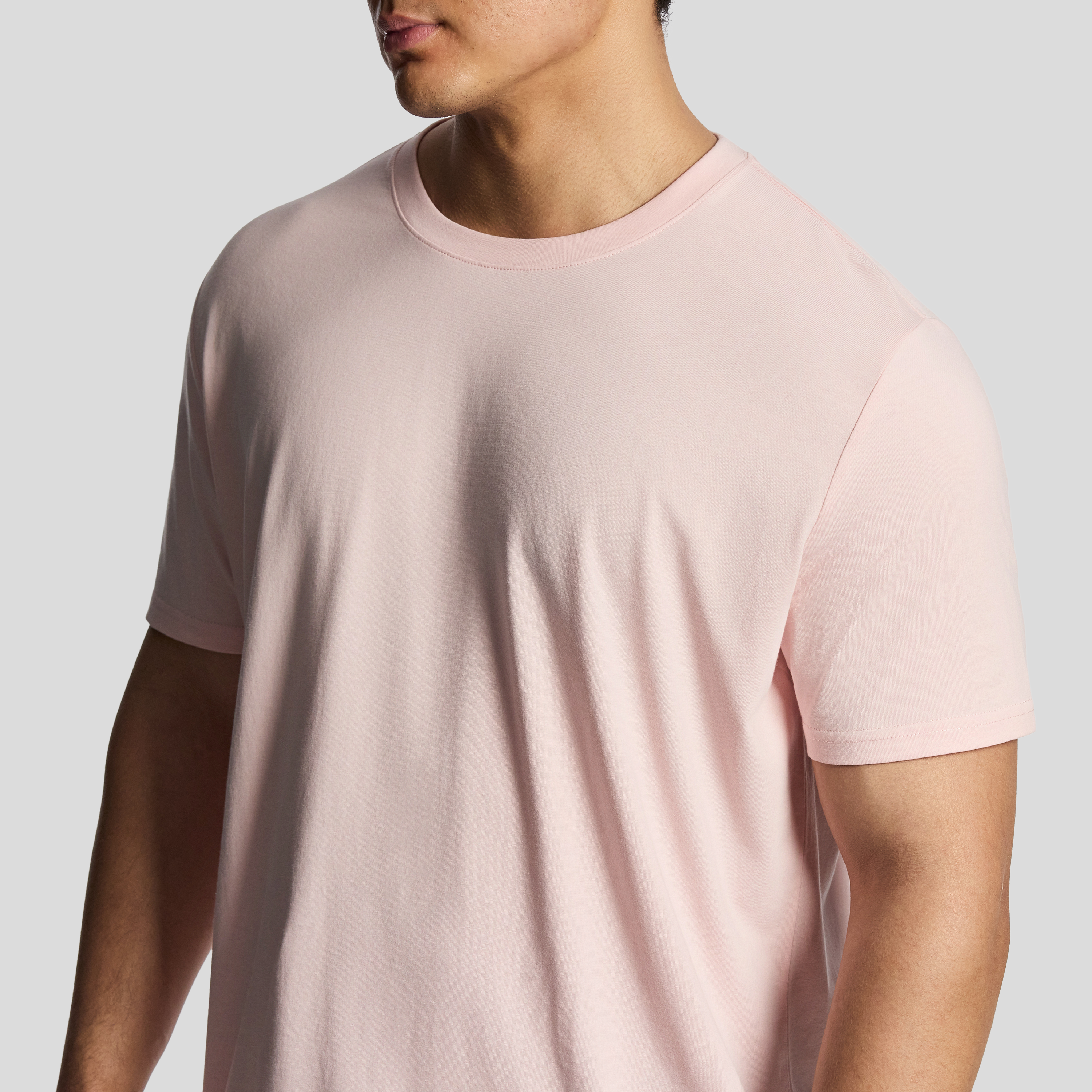 Pink Essential Crew Neck T Shirt