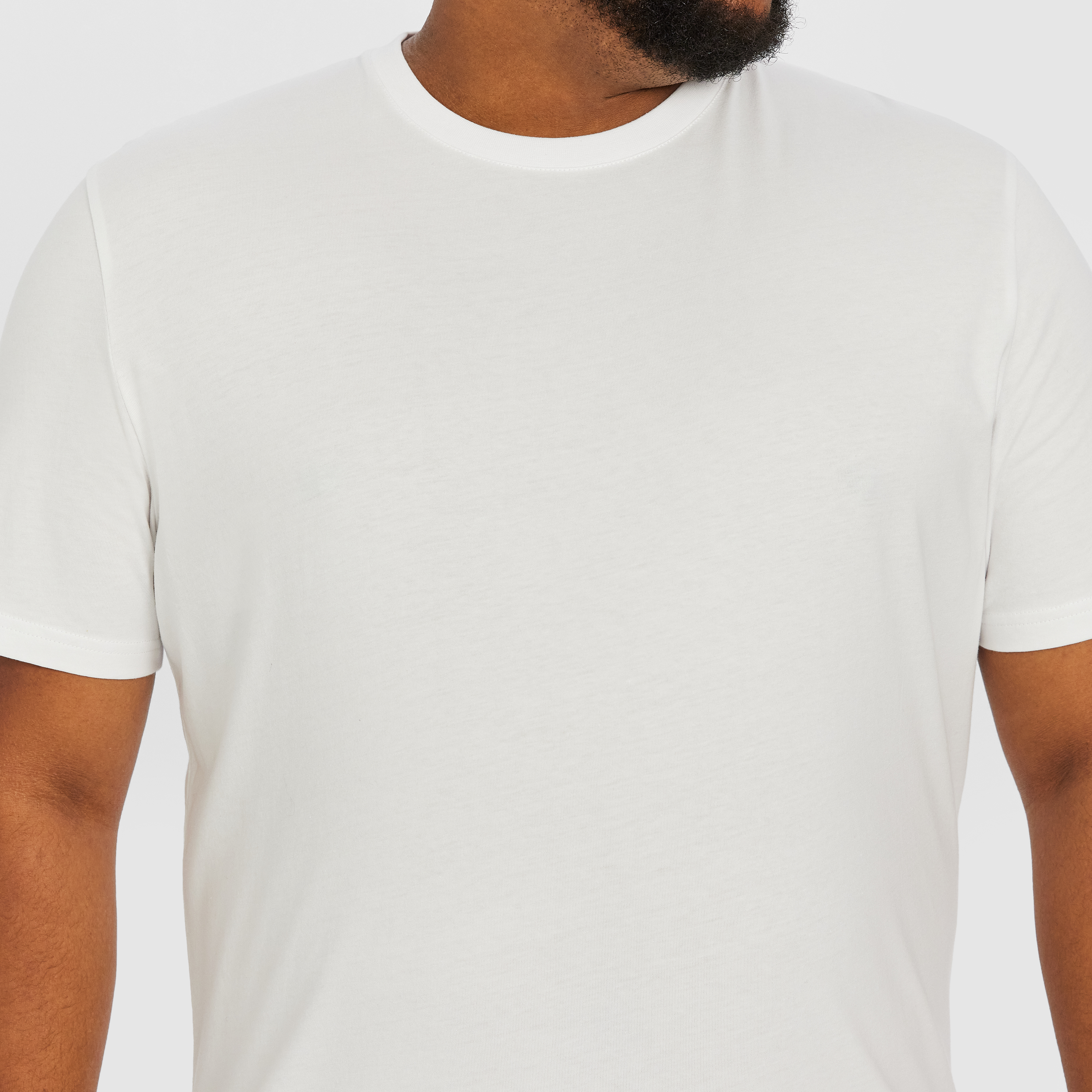 White Essential Crew Neck T Shirt