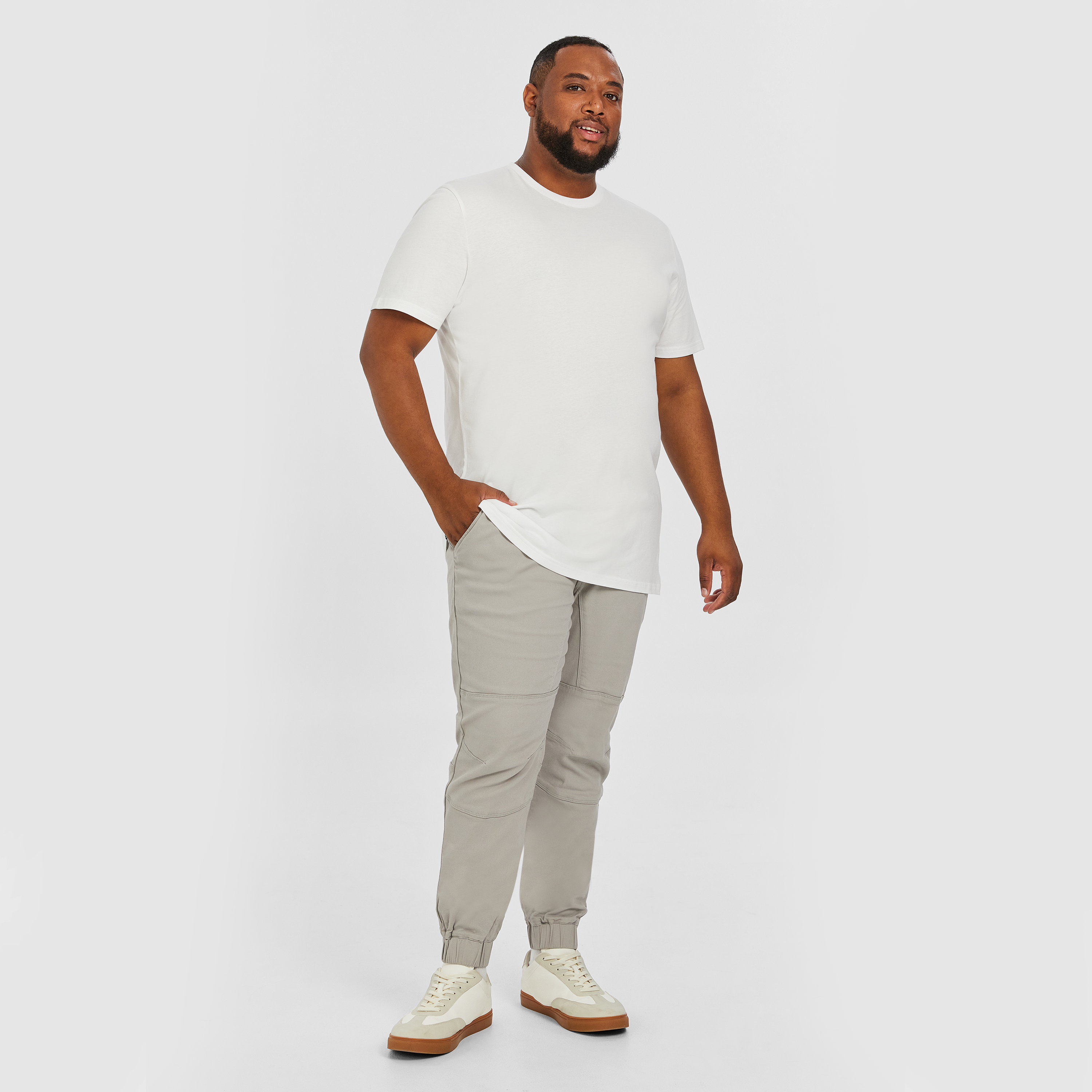 White Essential Crew Neck T Shirt