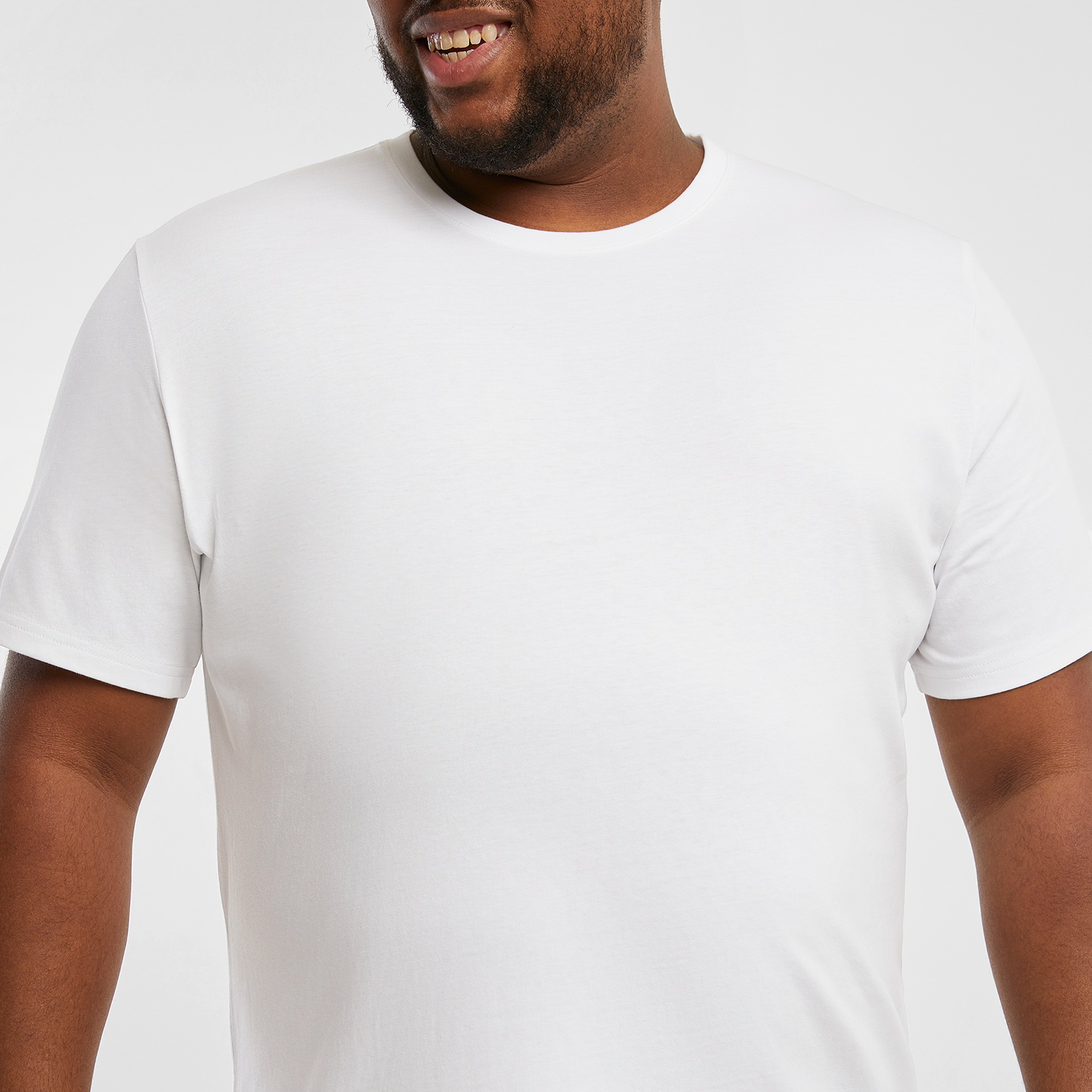 White Essential Crew Neck T Shirt
