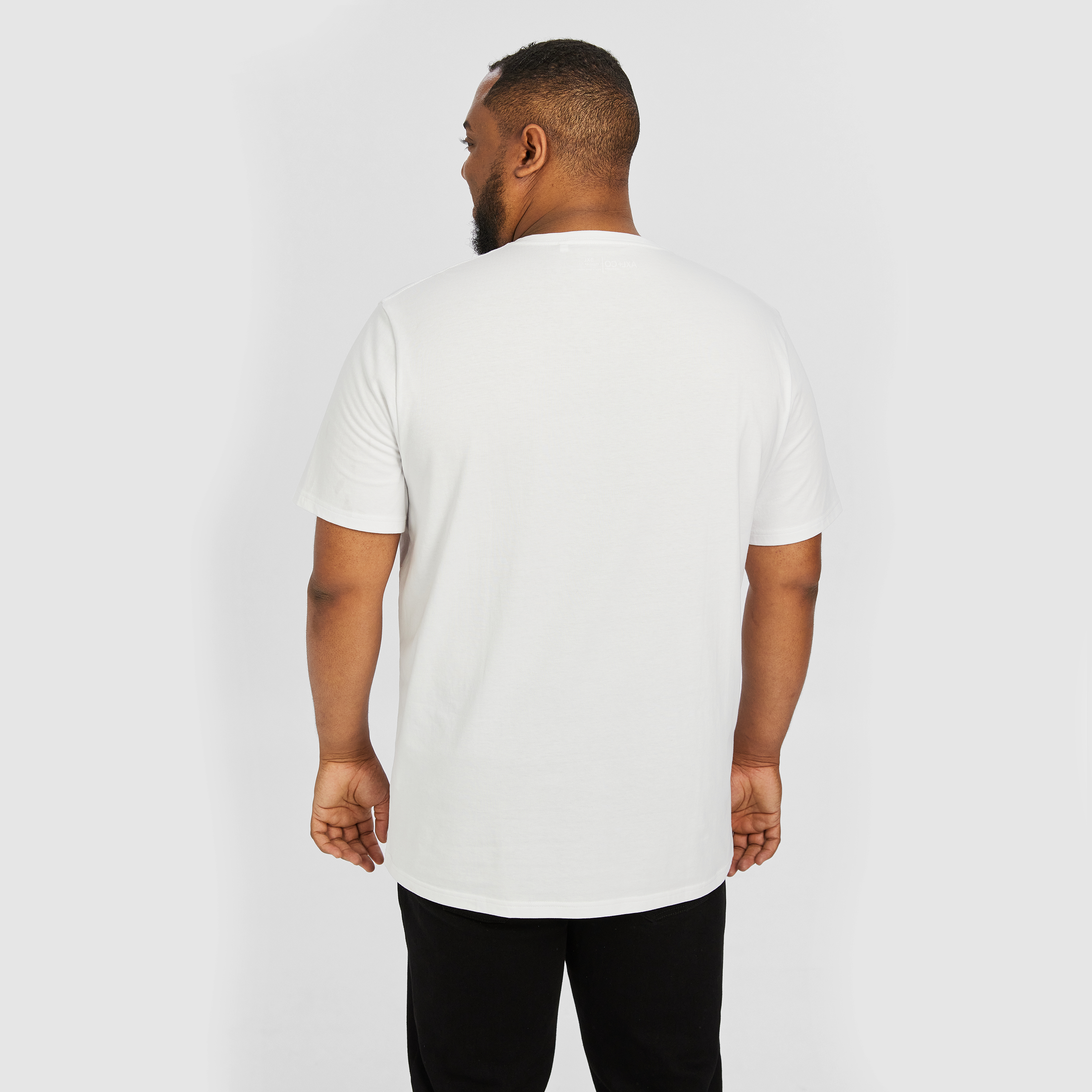 White Essential V Neck T Shirt