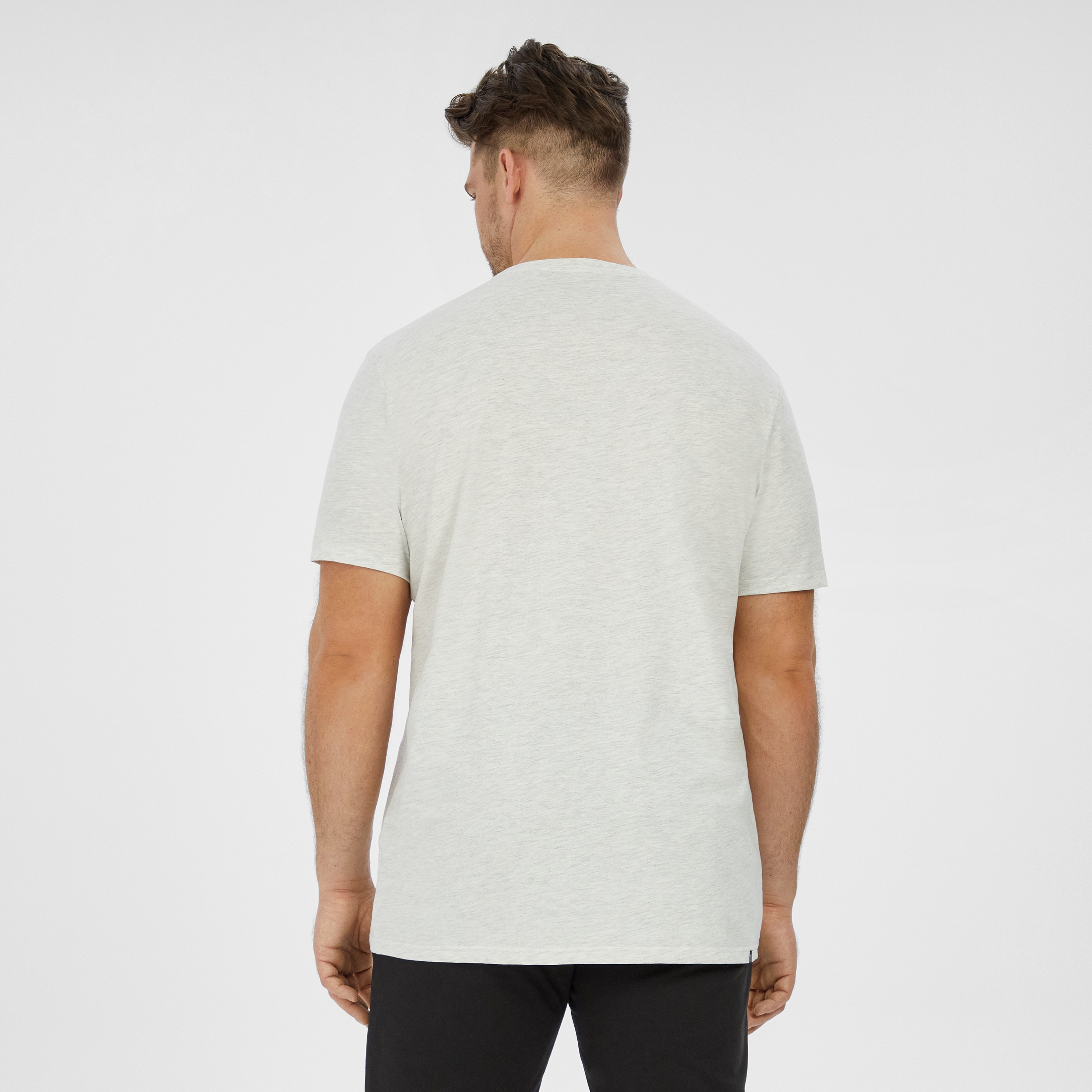 Ice Grey Essential Crew Tee