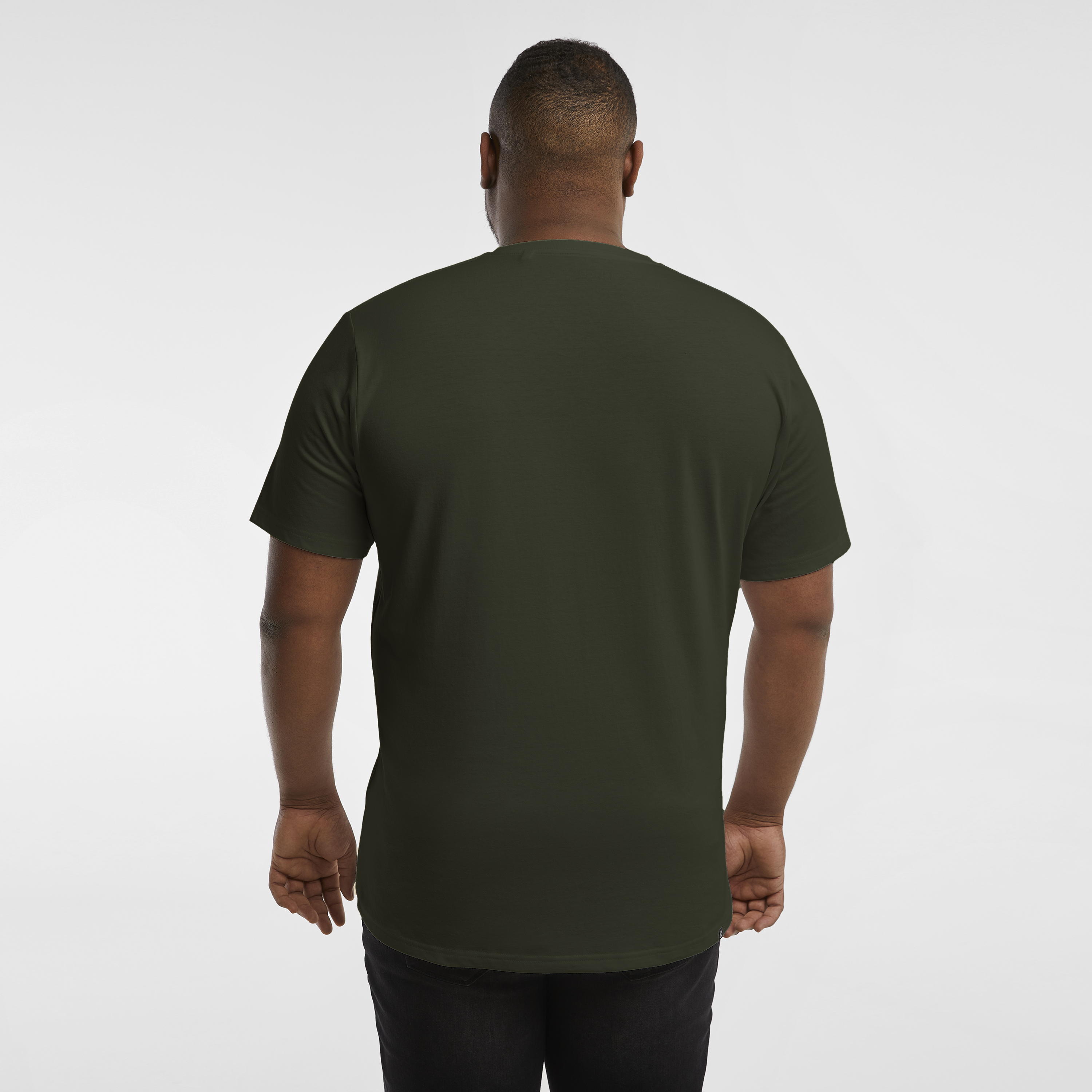 Military Green Essential Crew Tee