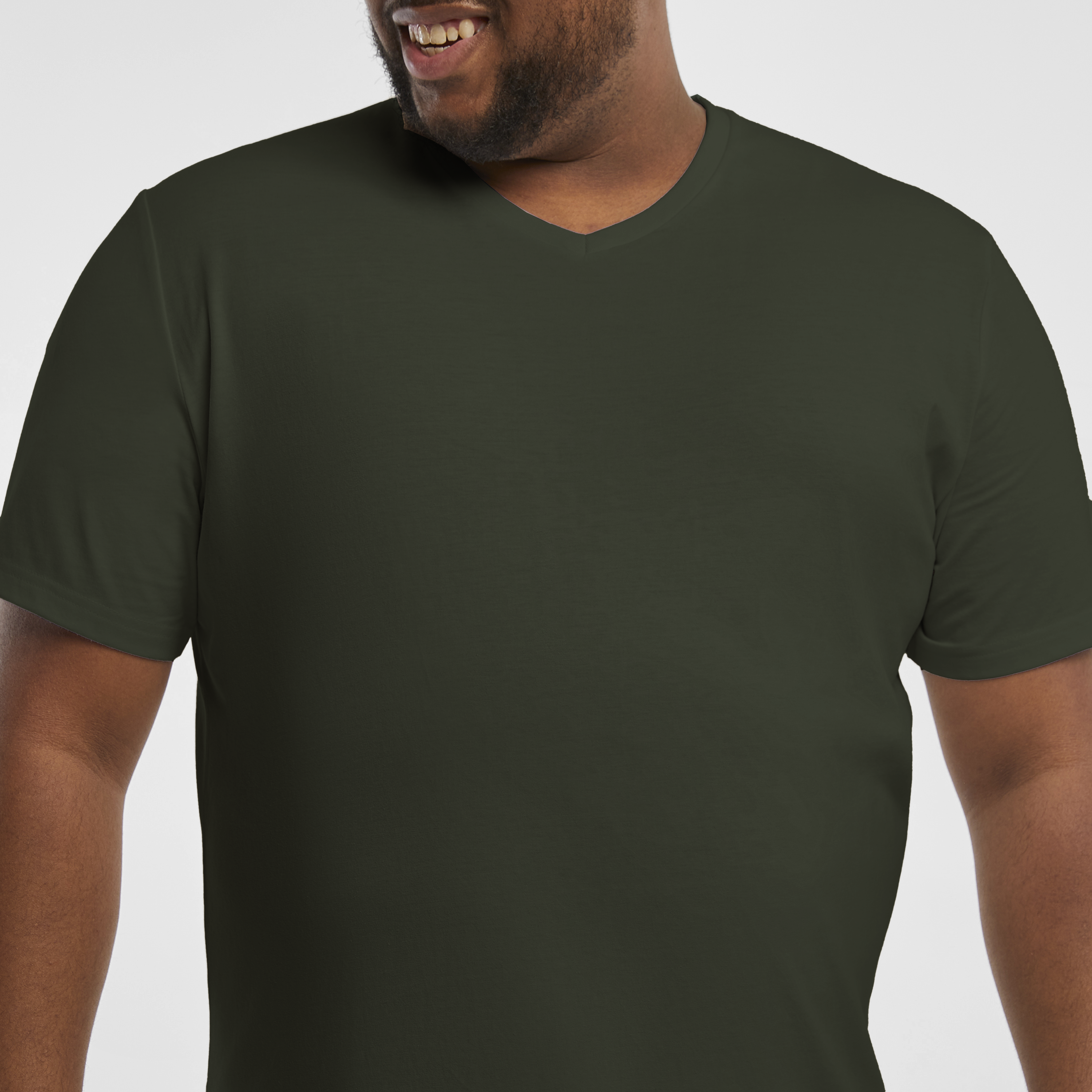 Military Green Essential Crew Tee