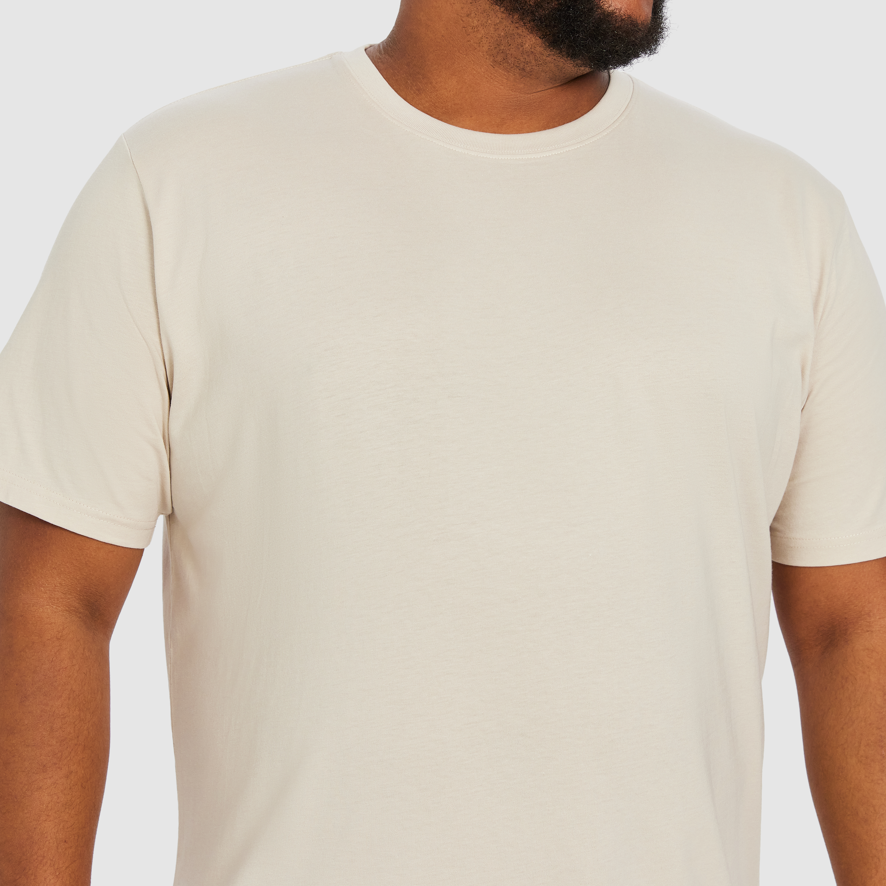 Stone Essential Crew Tee