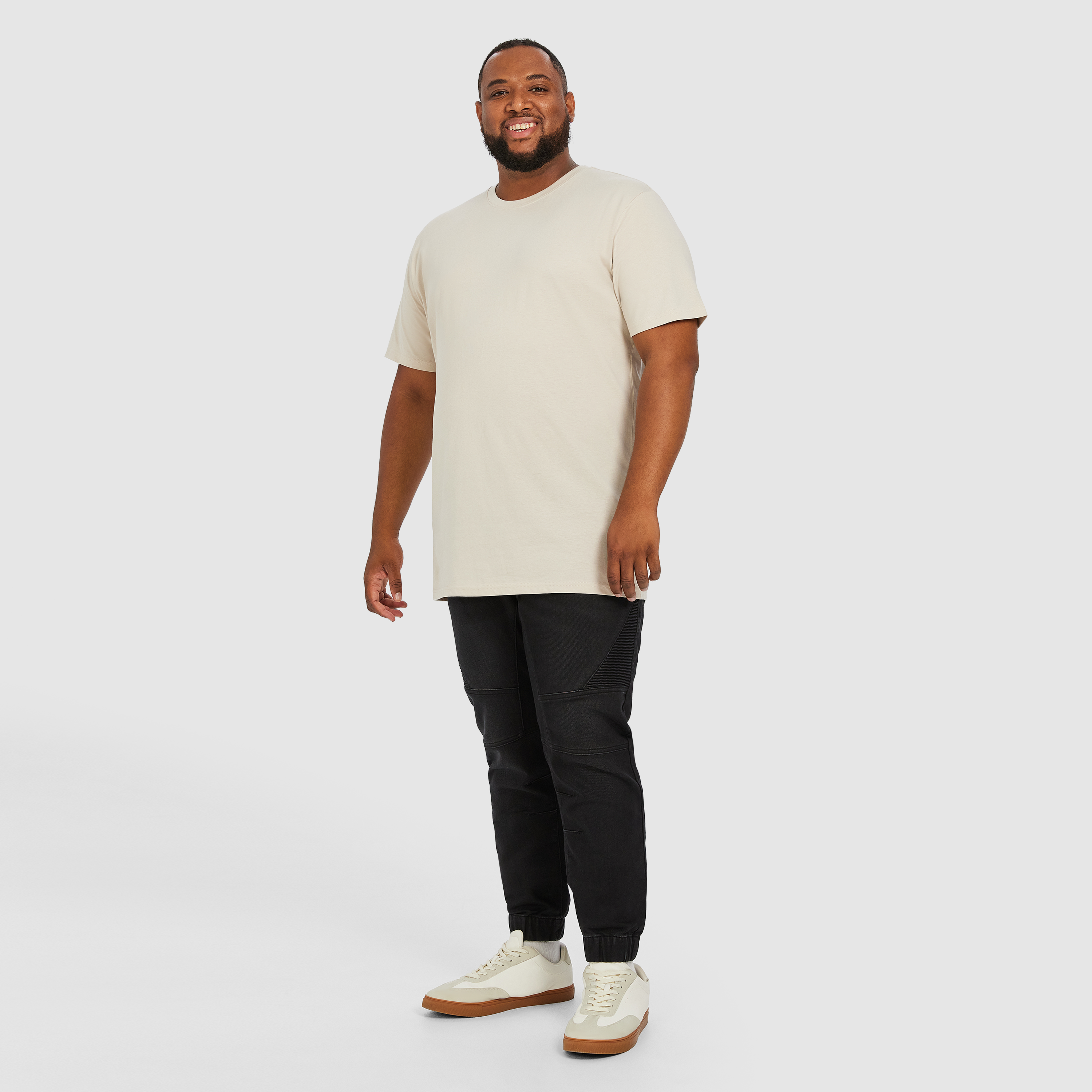 Stone Essential Crew Tee