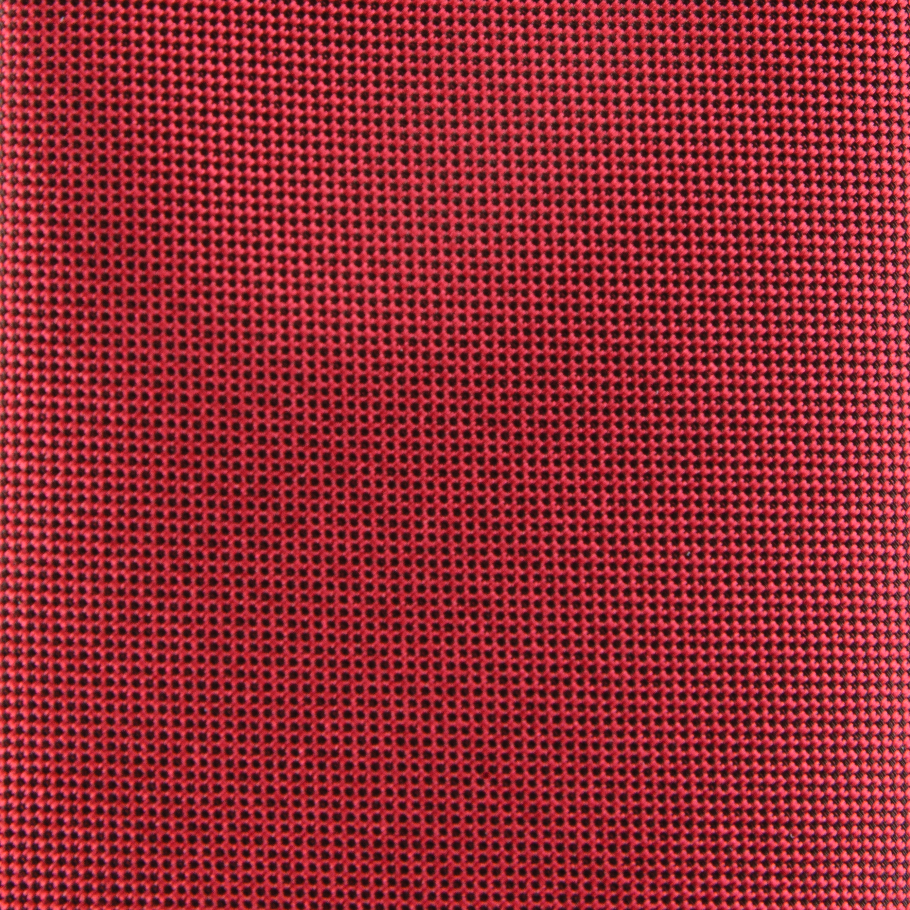 Red Solid Colour Textured 6 Cm Tie