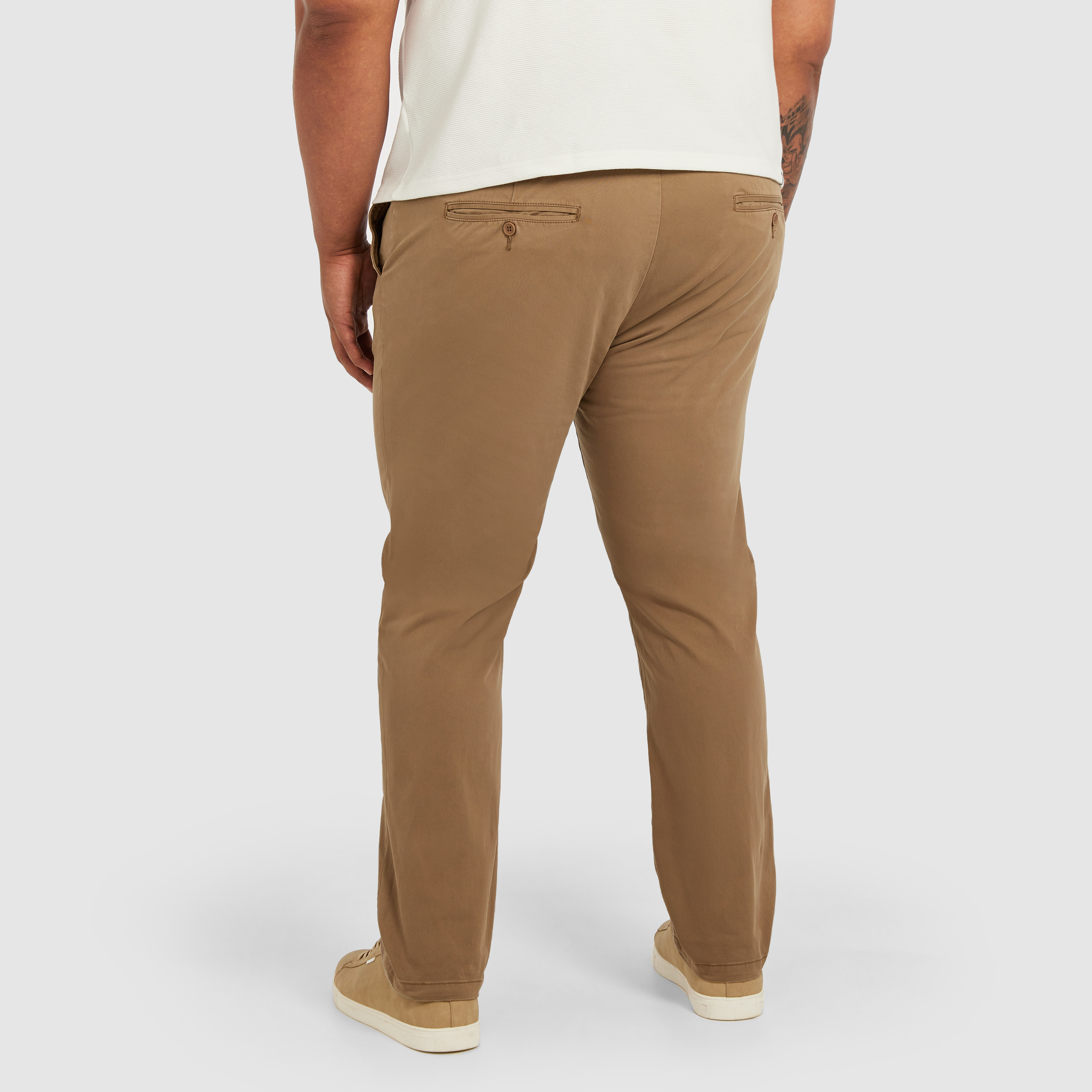 Tobacco Platinum Stretch Slim Fit Chinos