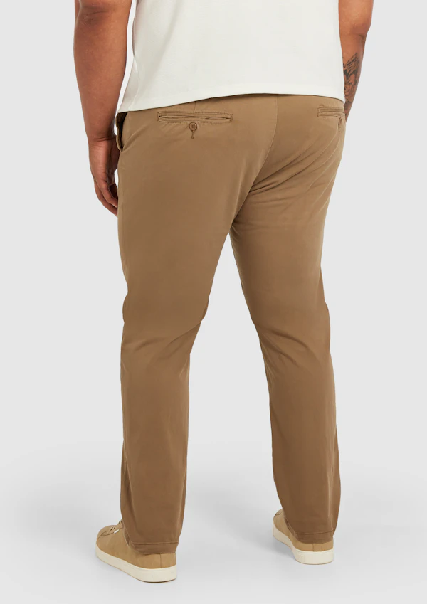 Tobacco Platinum Stretch Slim Fit Chinos