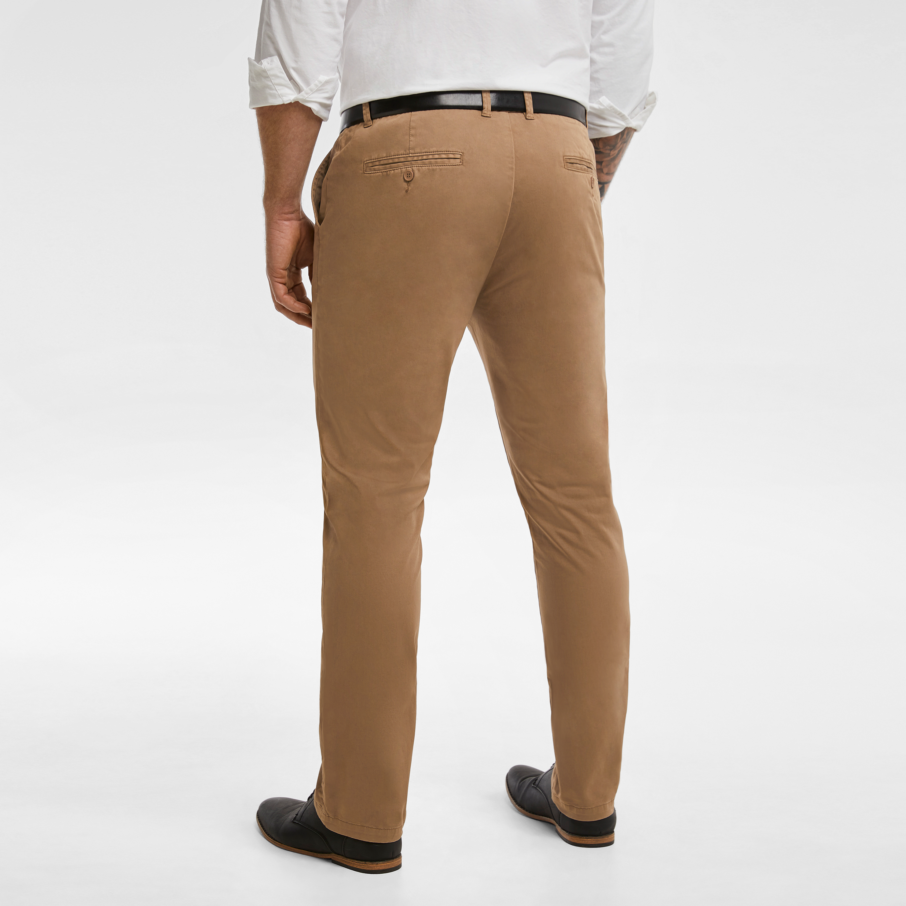 Tobacco Platinum Stretch Slim Fit Chinos