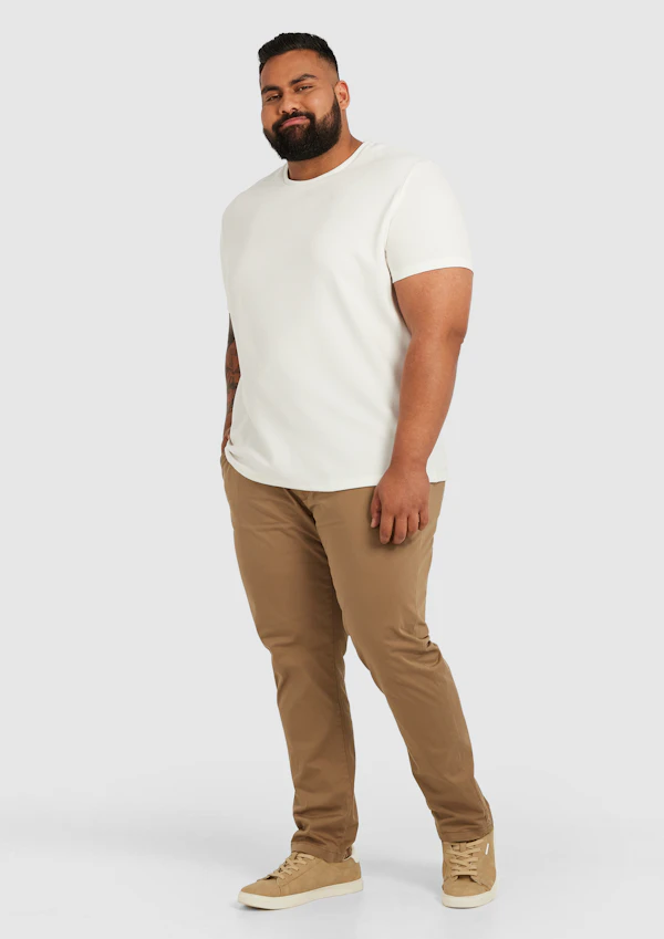 Tobacco Platinum Stretch Slim Fit Chinos