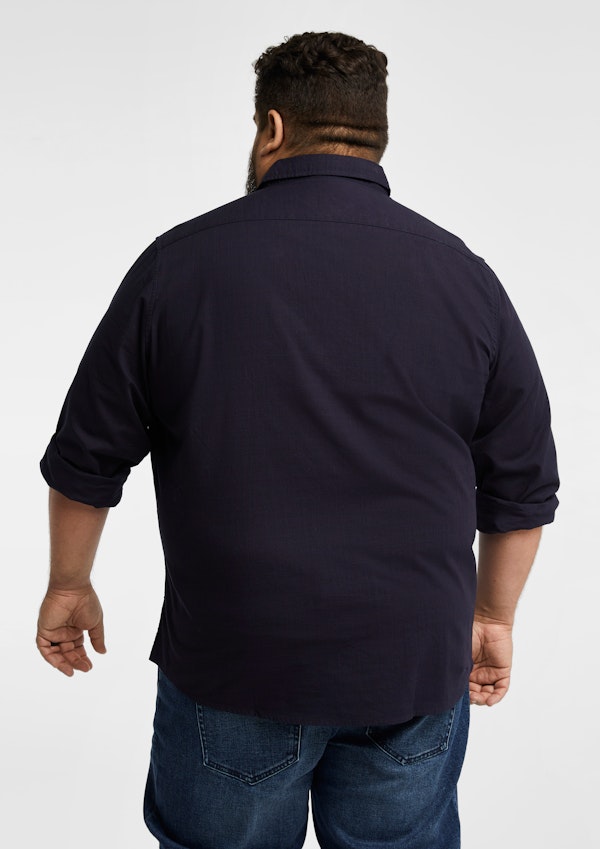 Navy Sniders Casual Shirt