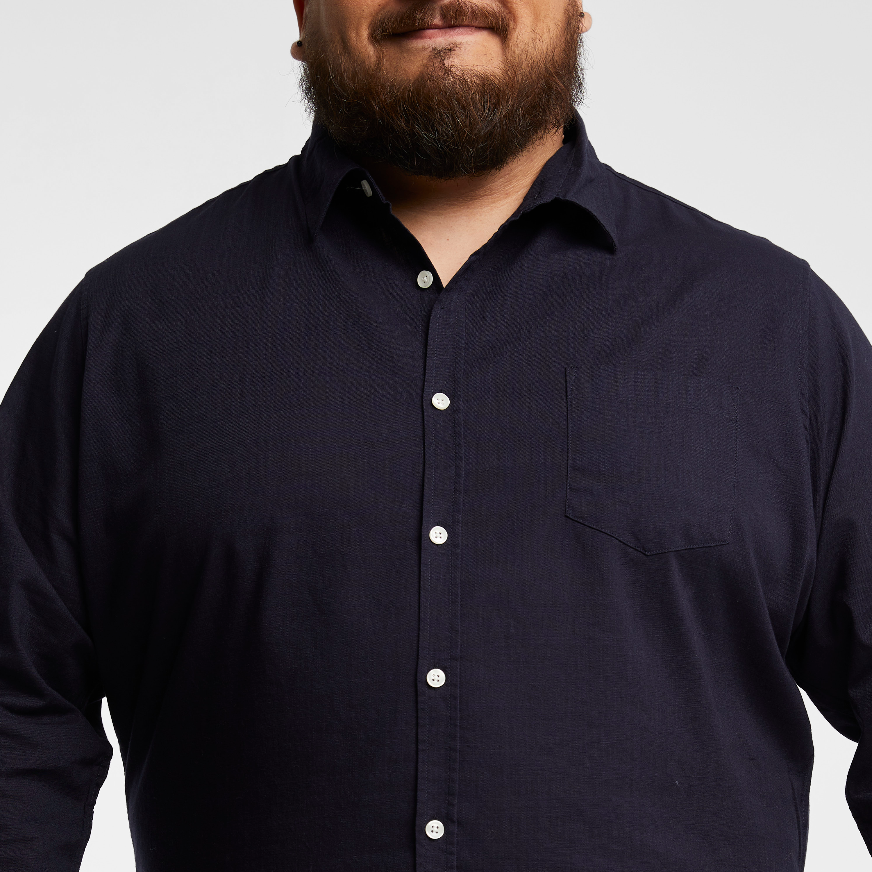 Navy Sniders Casual Shirt