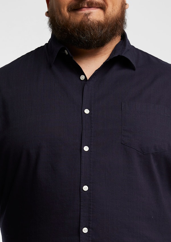 Navy Sniders Casual Shirt