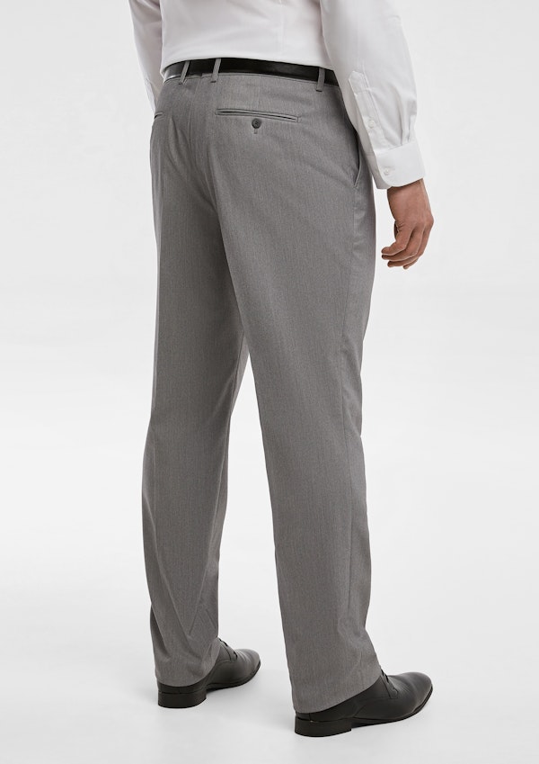 Light Grey Diamond Stretch Dress Pants