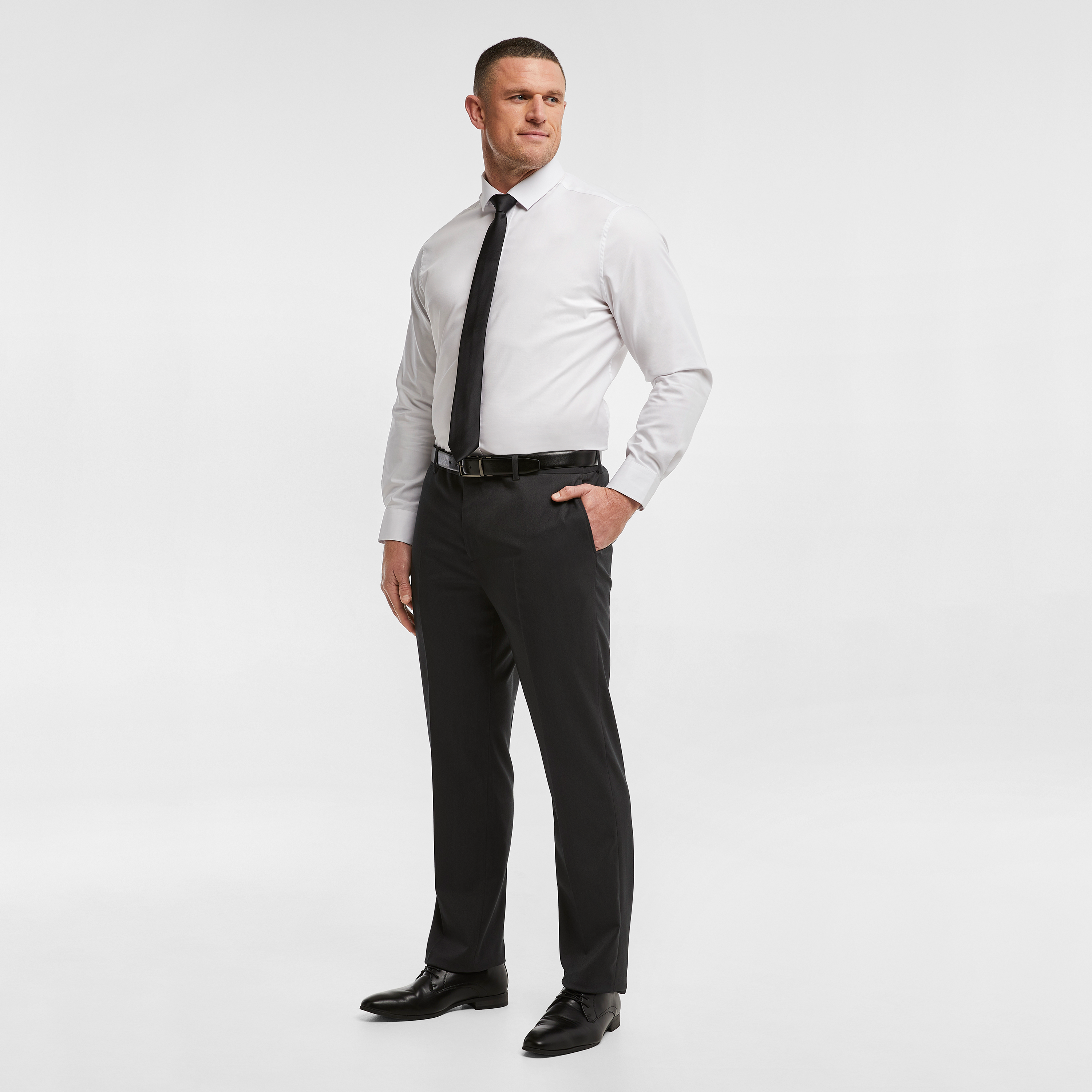 Smoke Diamond Stretch Dress Pants