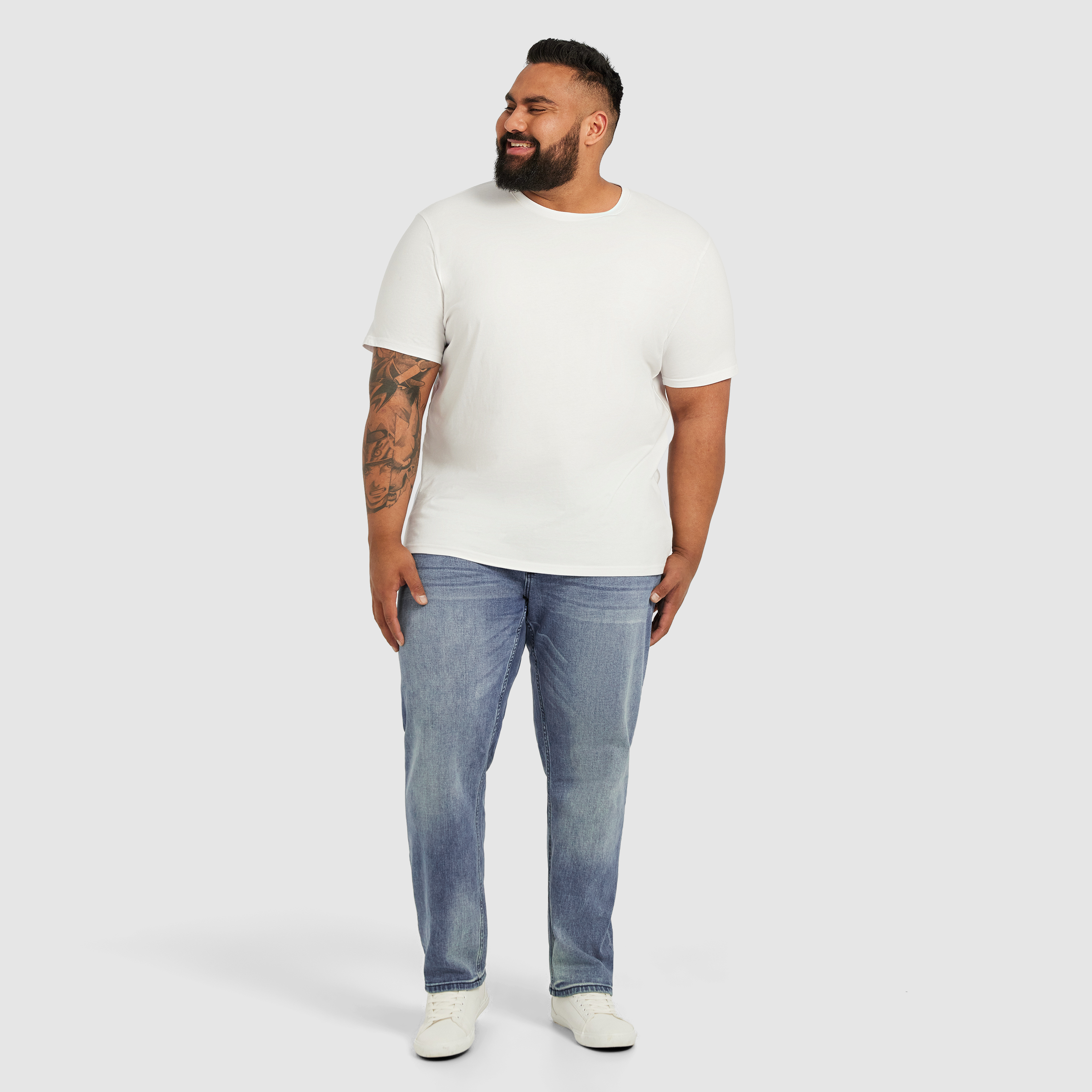 Blue Avalon Straight Leg Jeans