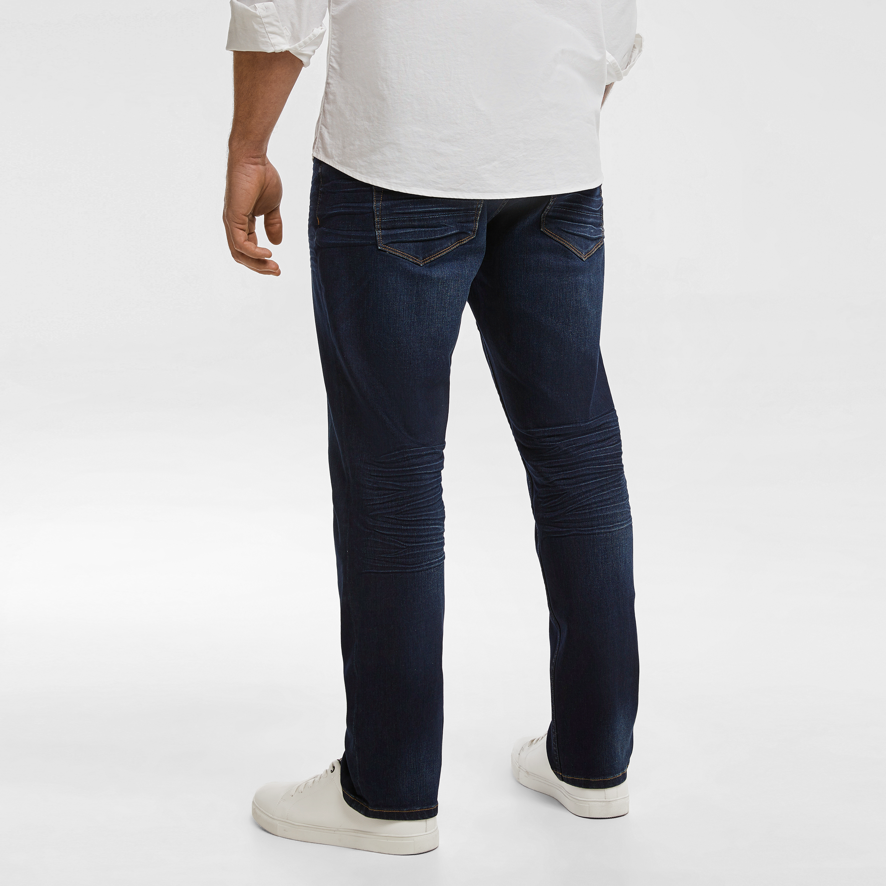 Blue Wade Stretch Straight Leg Jeans