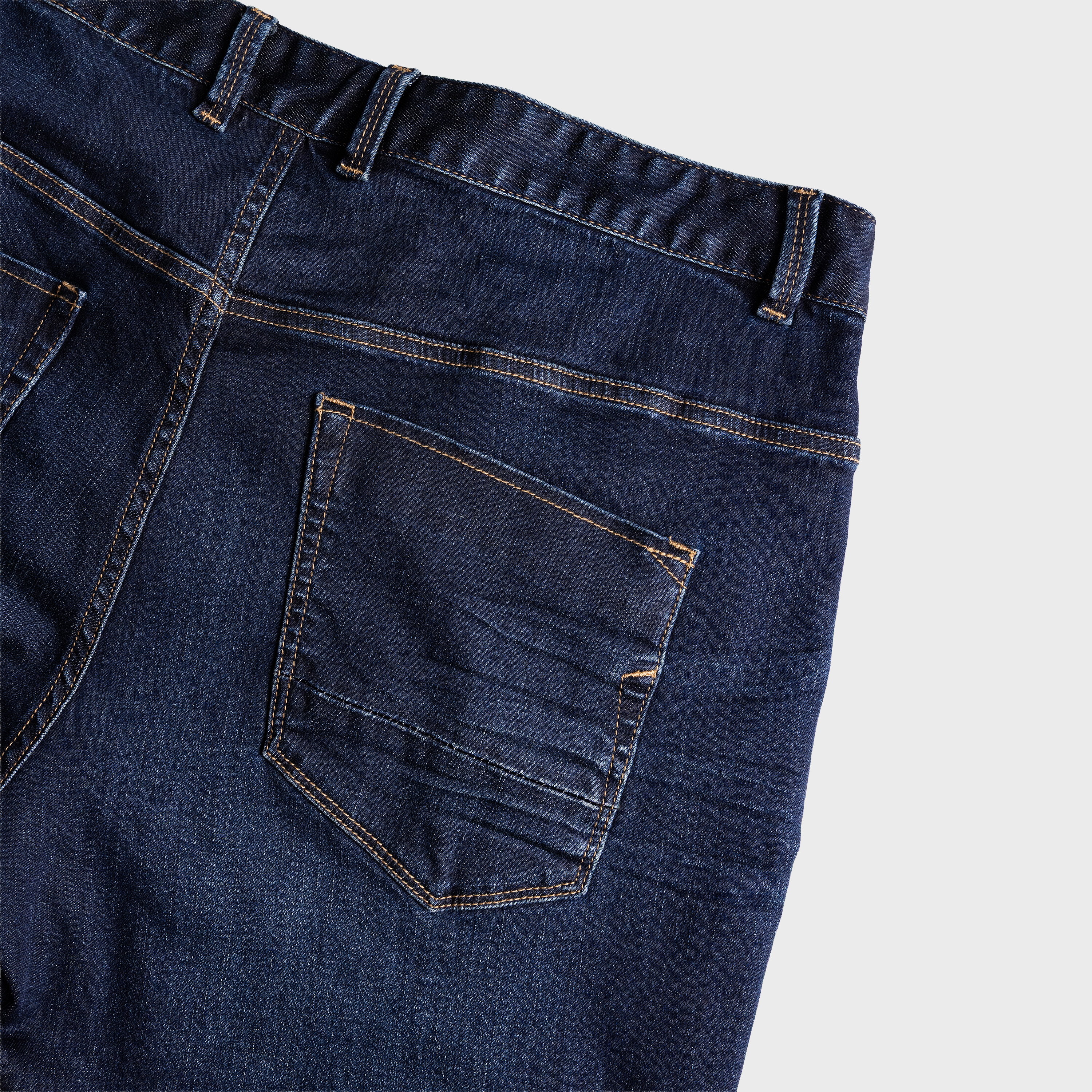 Blue Wade Stretch Straight Leg Jeans