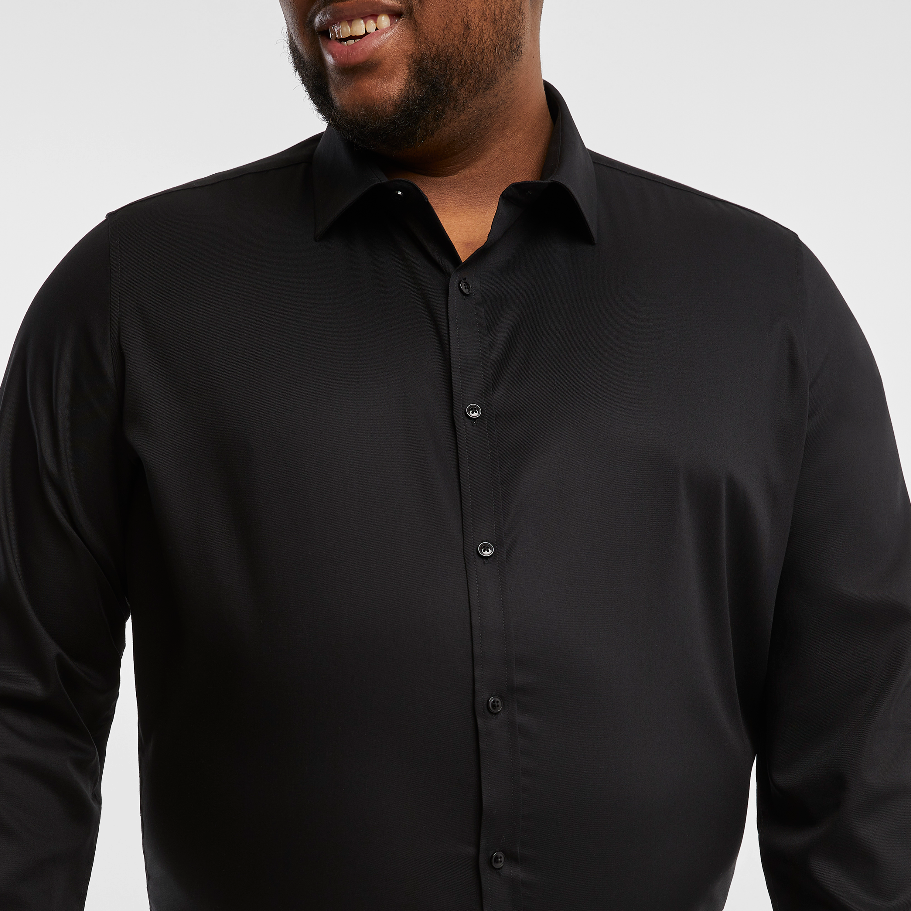 Black Cyrus Stretch Dress Shirt