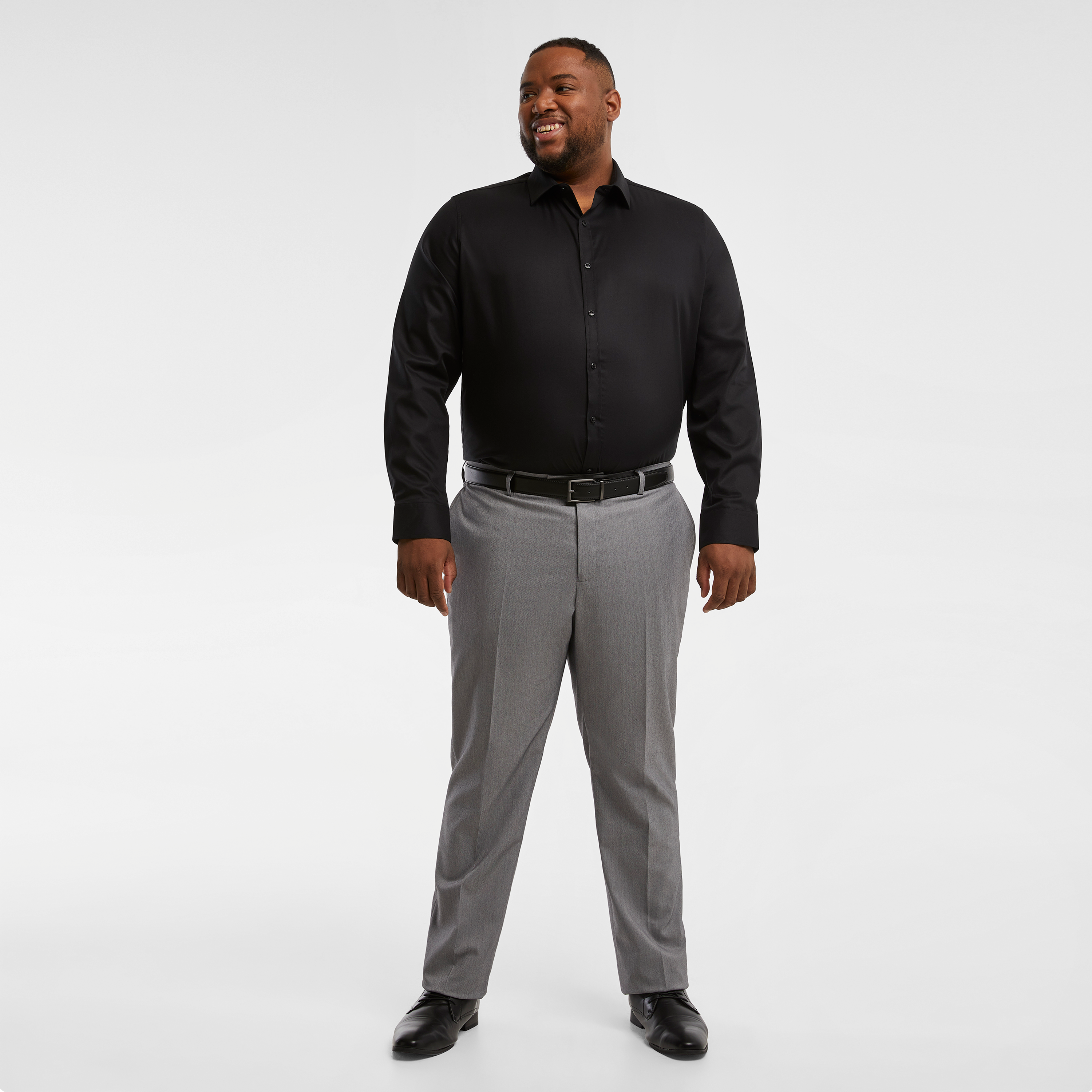 Black Cyrus Stretch Dress Shirt