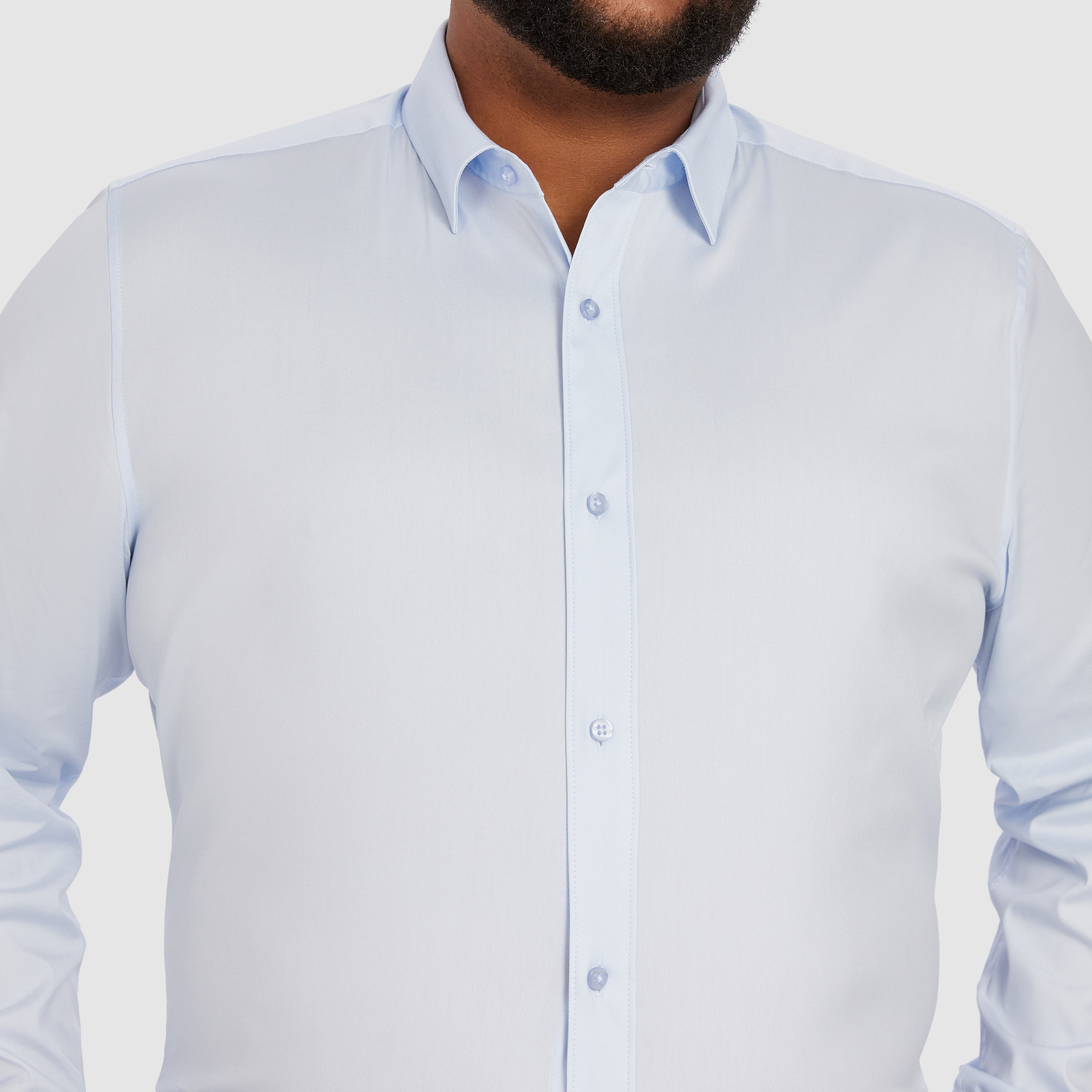 Light Blue Cyrus Stretch Dress Shirt