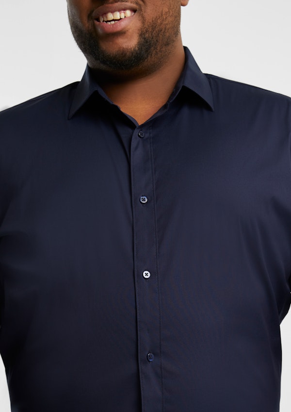 Navy Cyrus Stretch Dress Shirt