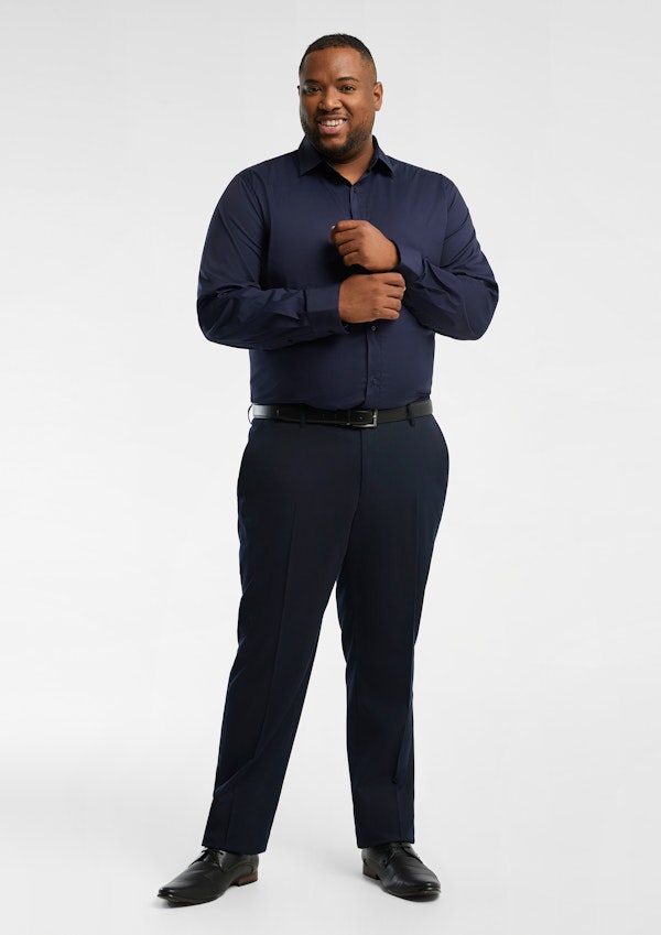 Navy Cyrus Stretch Dress Shirt