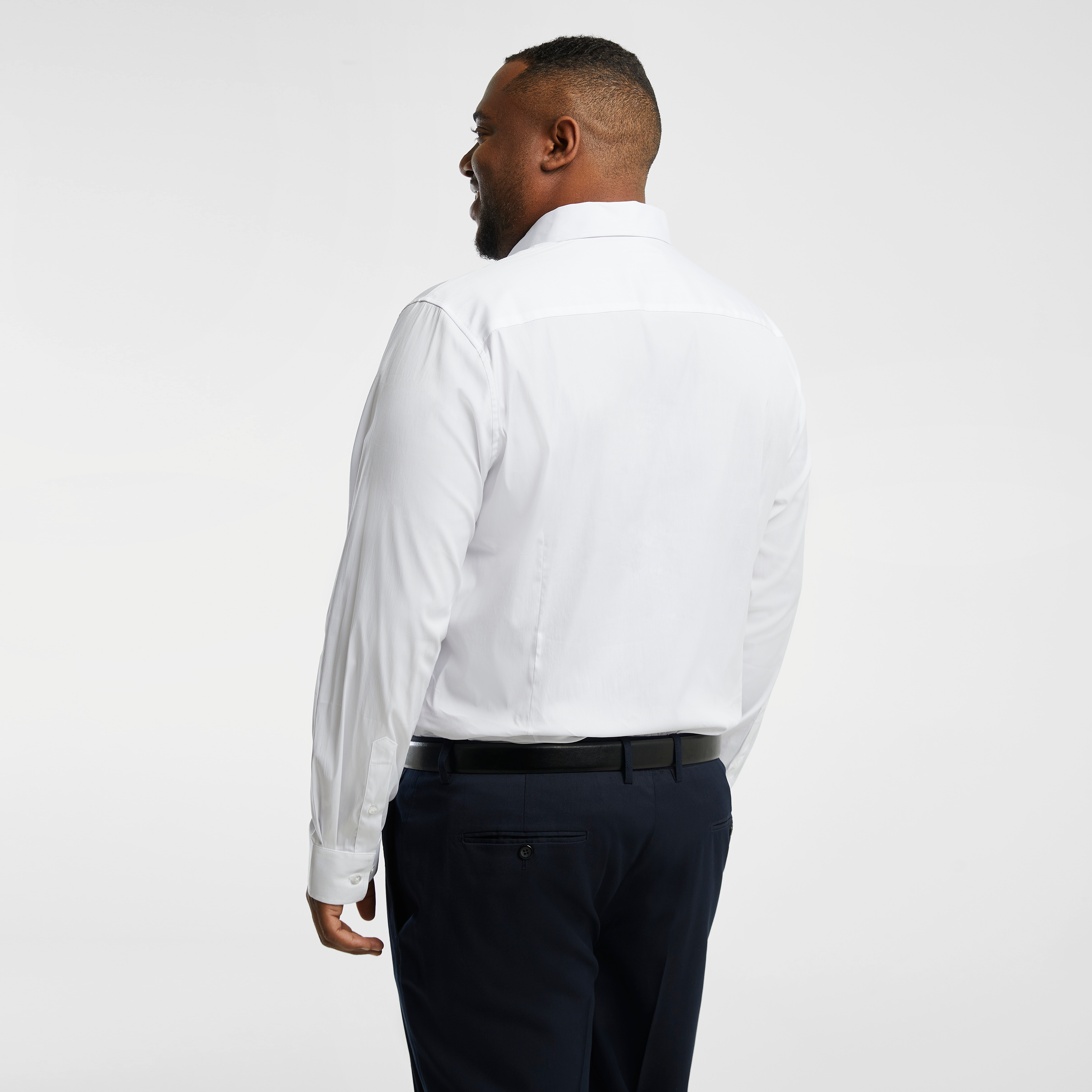 White Cyrus Stretch Dress Shirt