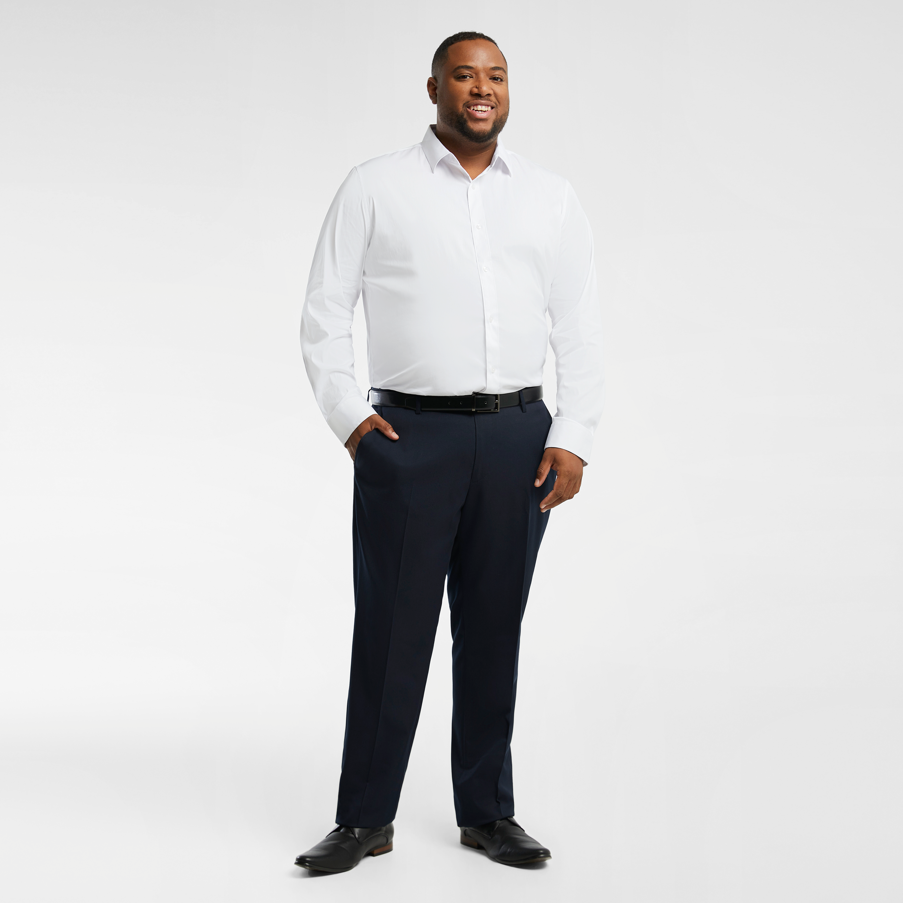 White Cyrus Stretch Dress Shirt