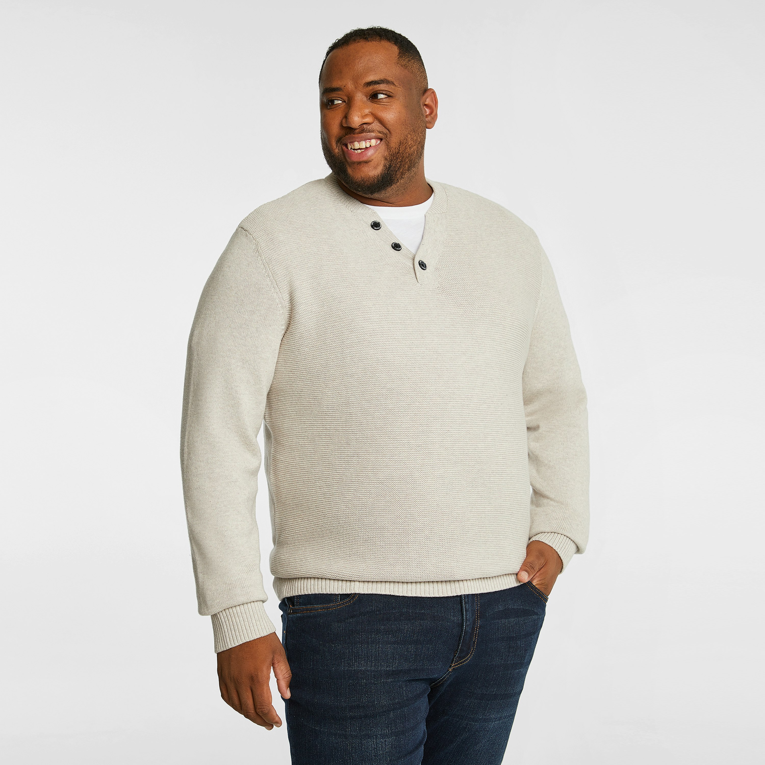 Oatmeal Jovani Cotton Knit | AXL+CO by Connor