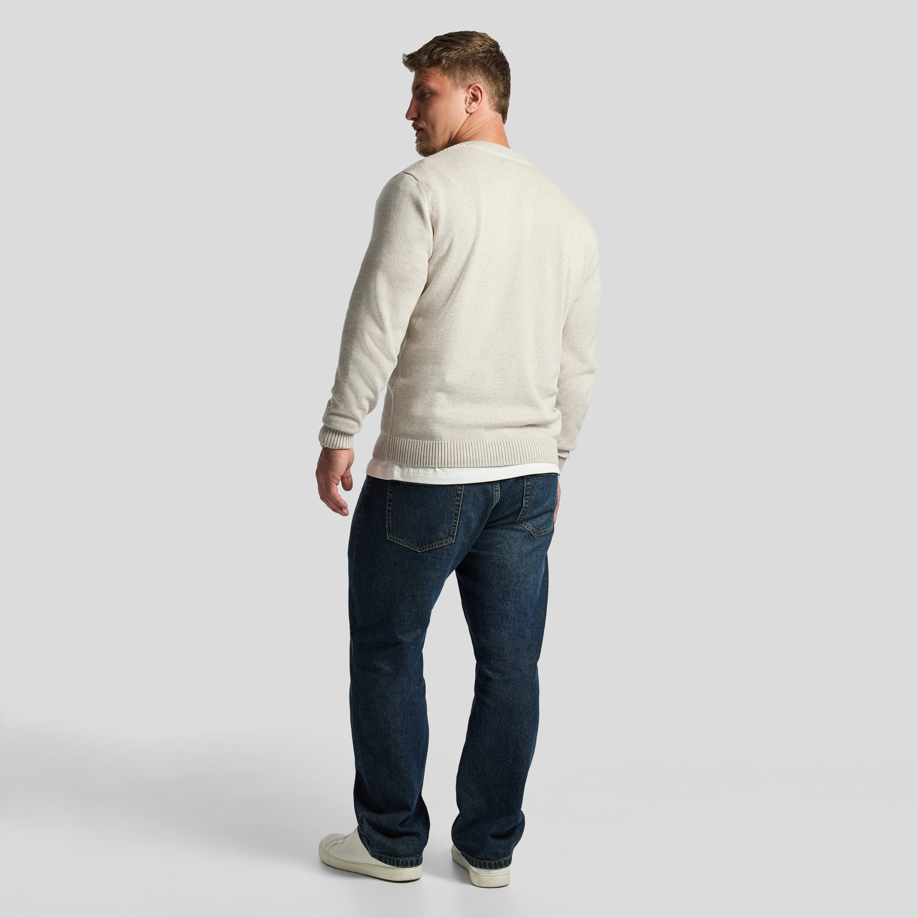 Oatmeal Jovani Cotton Knit