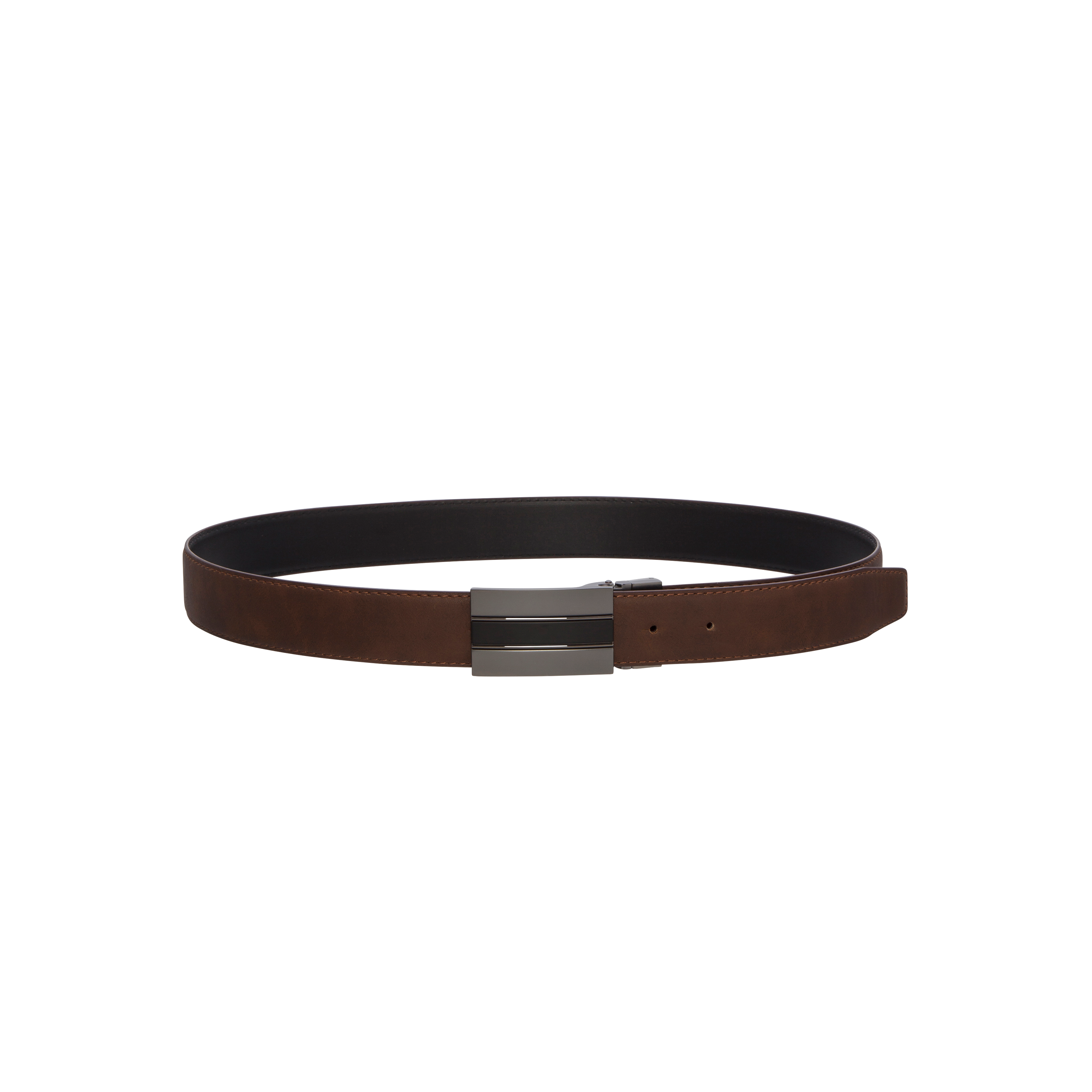 Black / Chocolate Thomas Reversible Belt