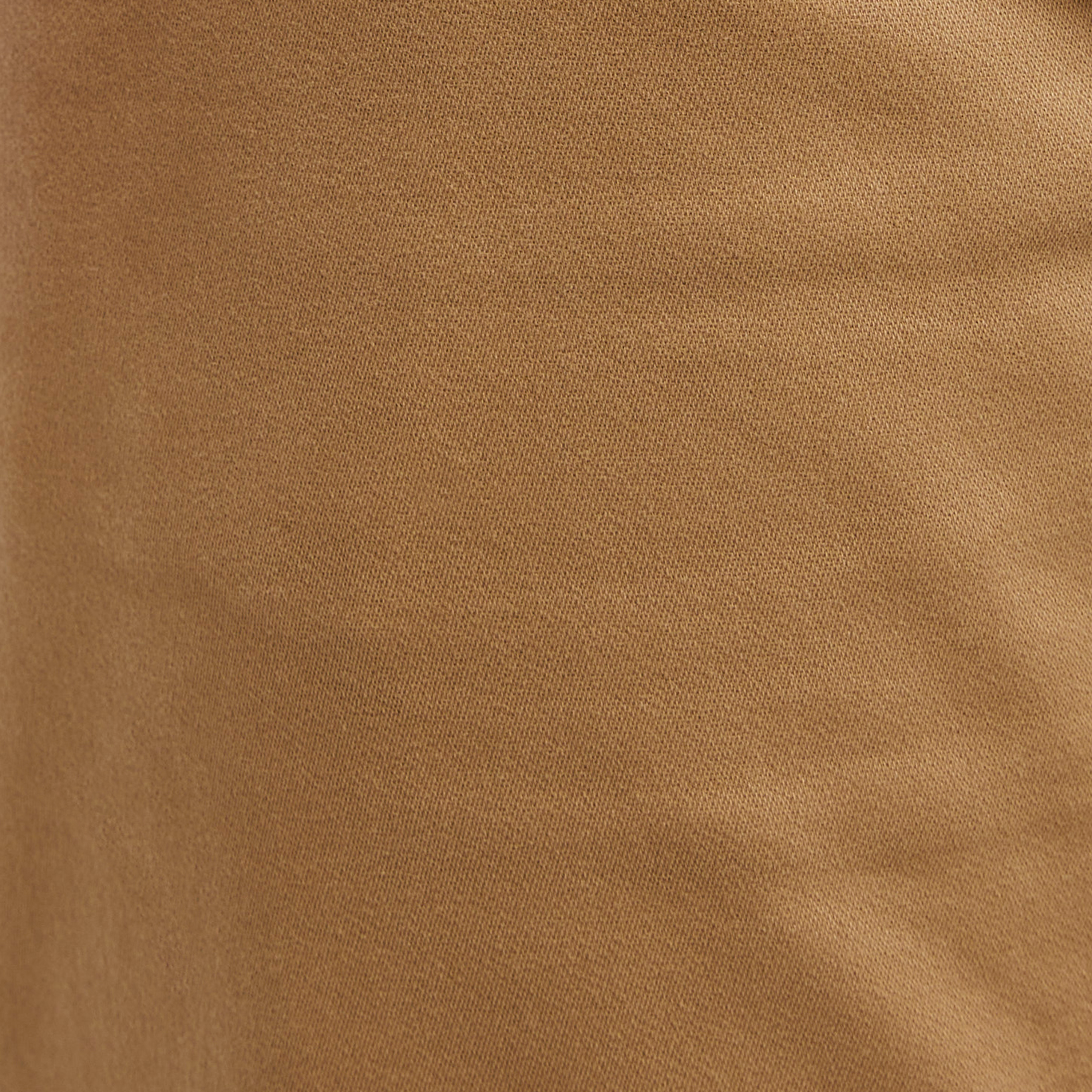 Tobacco Colton Elastic Waist Cuffed Pants