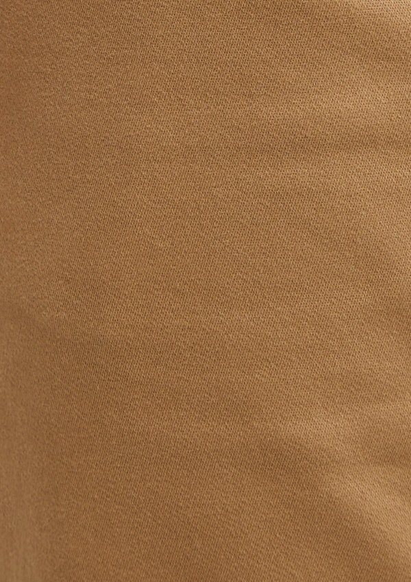 Tobacco Colton Elastic Waist Cuffed Pants