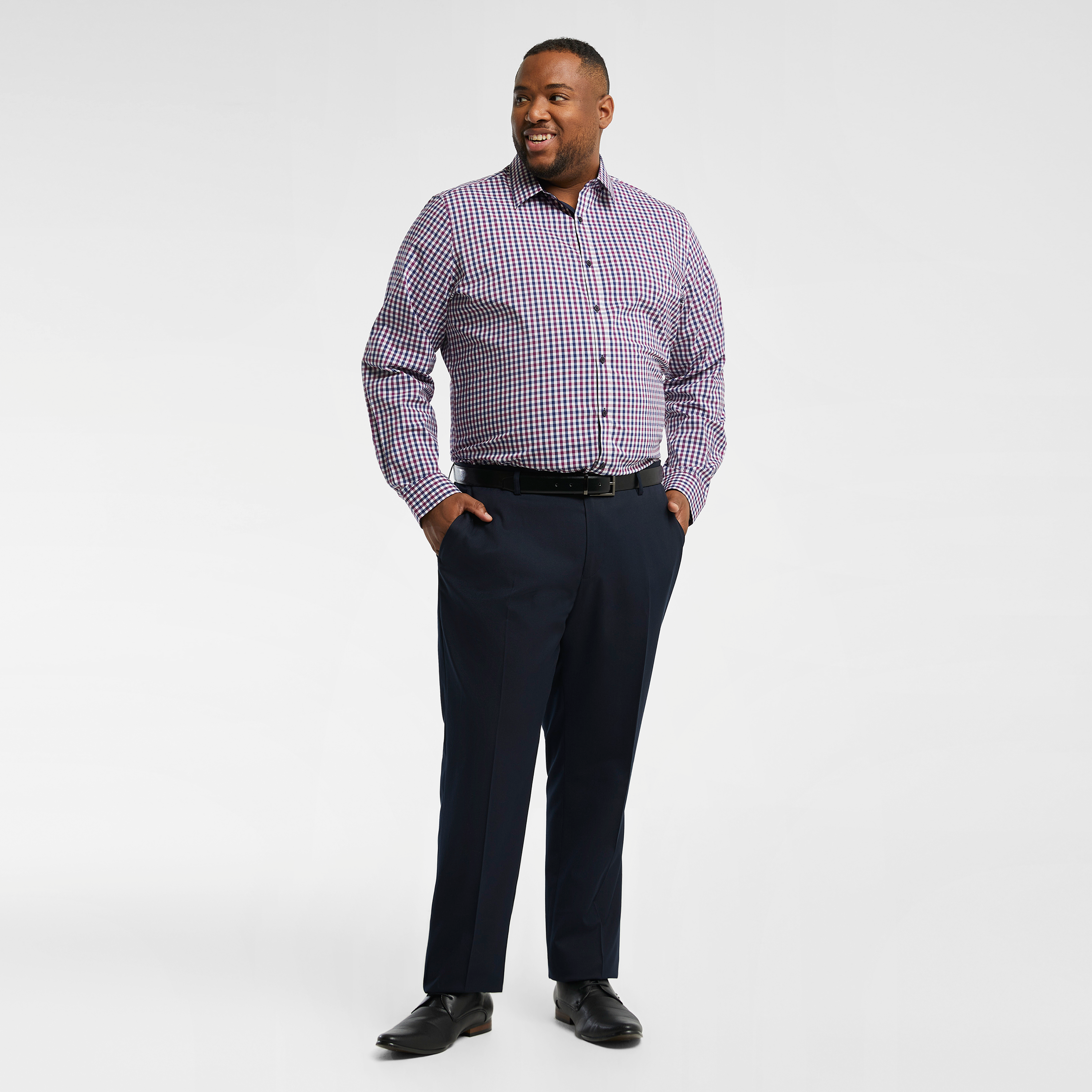 Grape Bladen Check Shirt