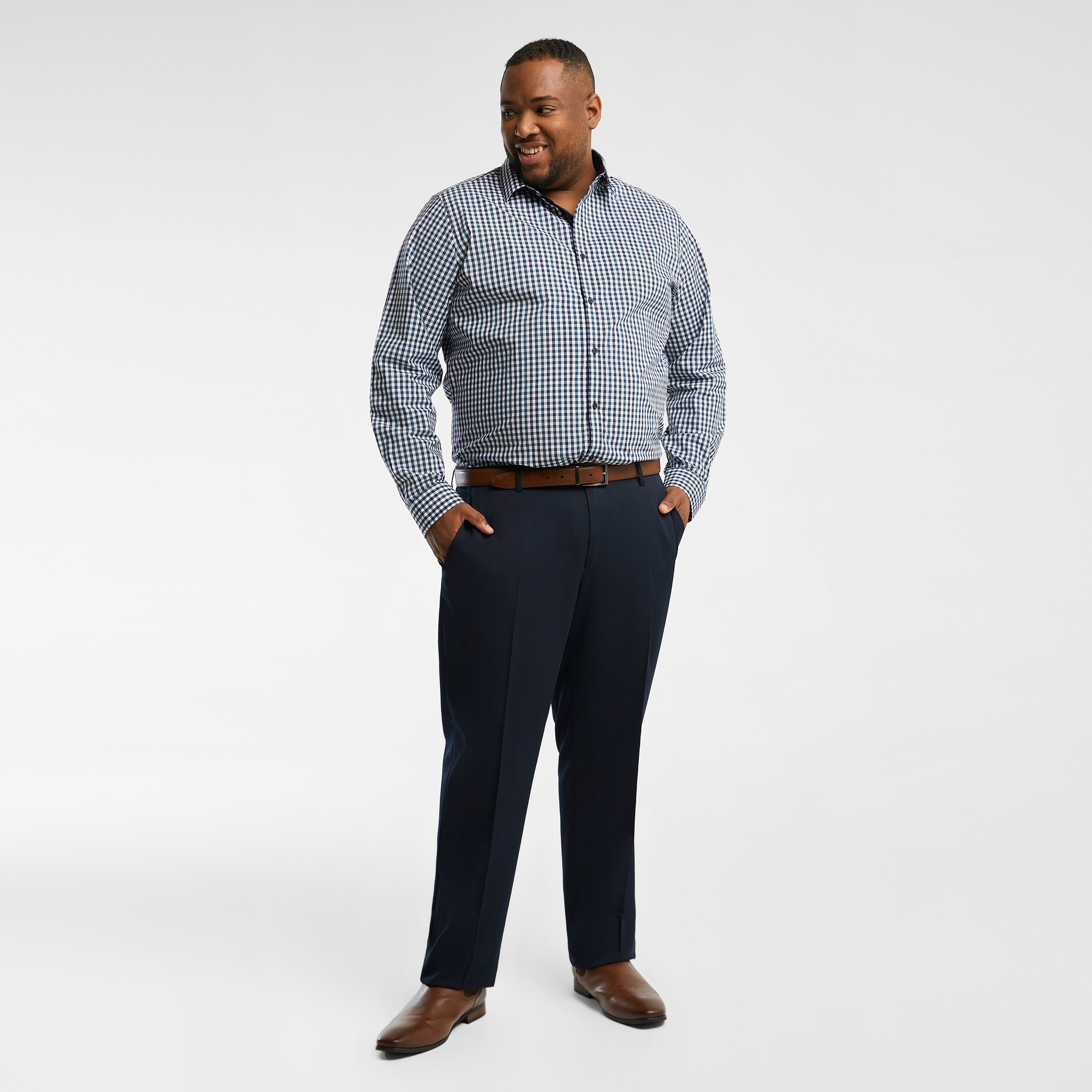 Teal Bladen Check Shirt