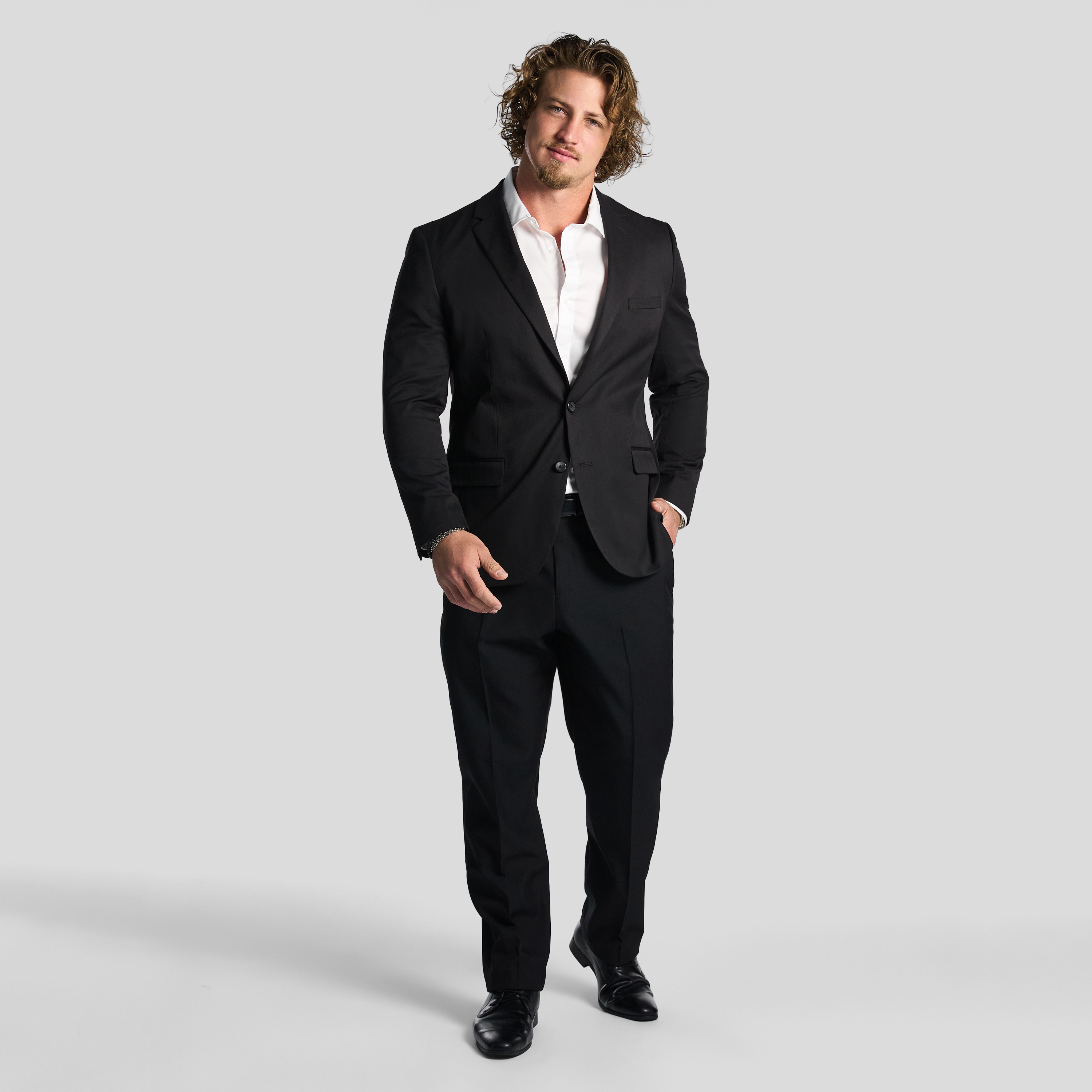 Black Diamond Slim Stretch Suit Jacket