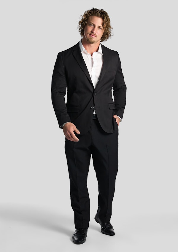 Black Diamond Slim Stretch Suit Jacket