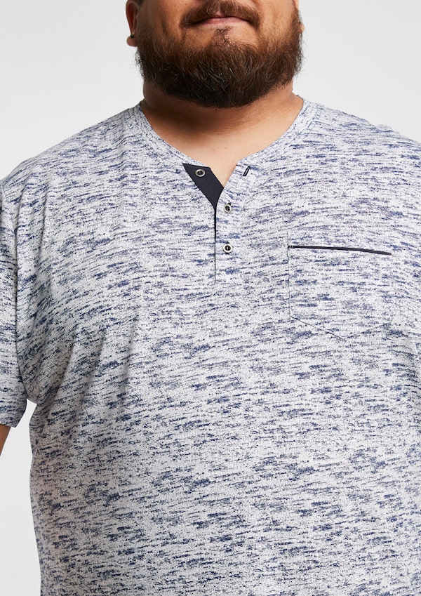 Denim Halley Henley Tee