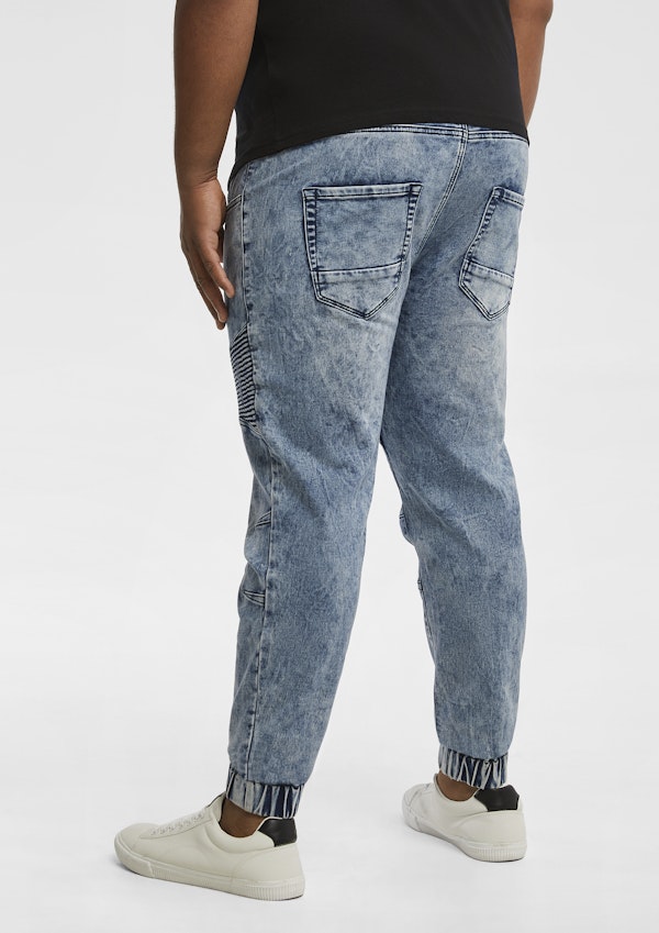 Cyber Stretch Denim Joggers
