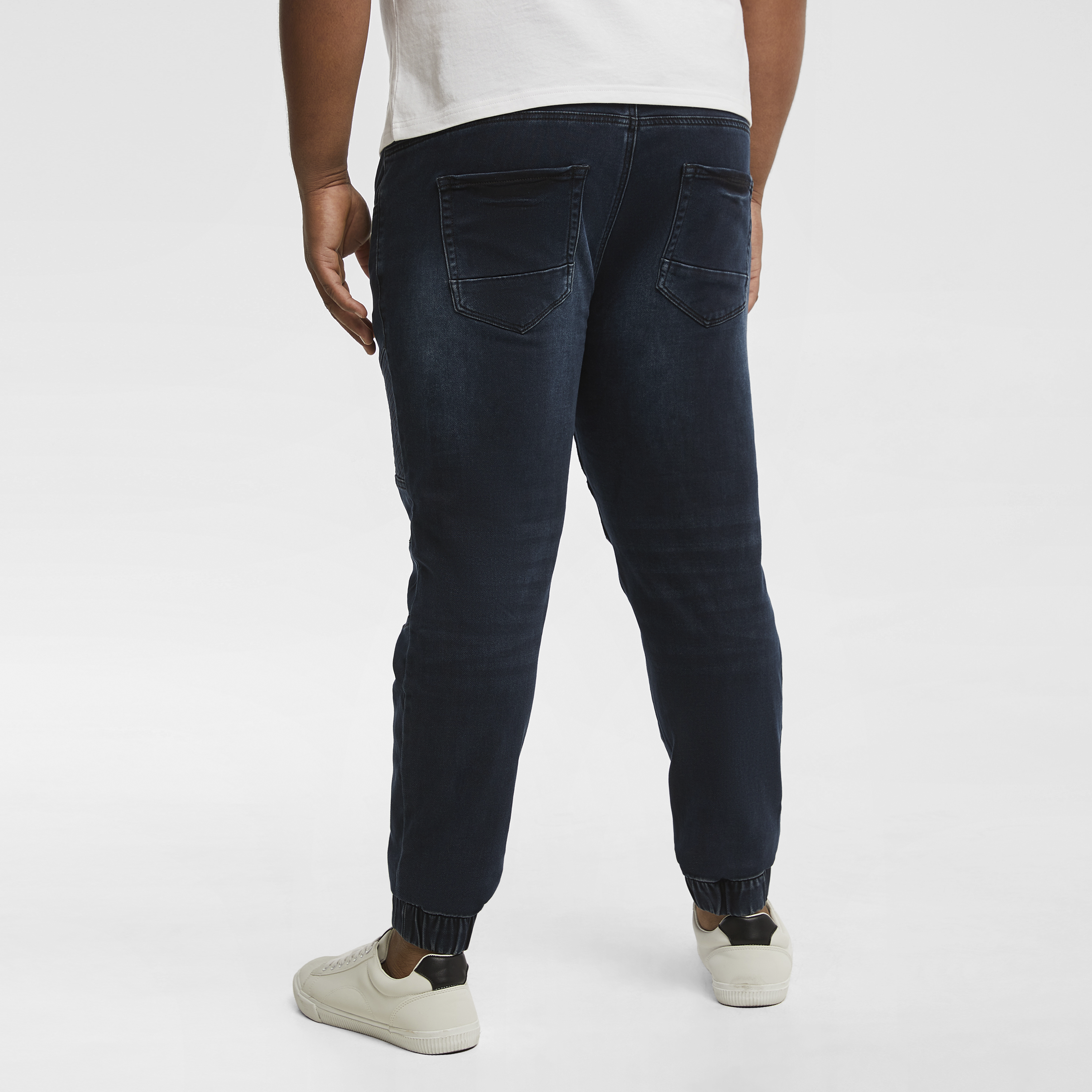Indigo Lynn Stretch Denim Joggers