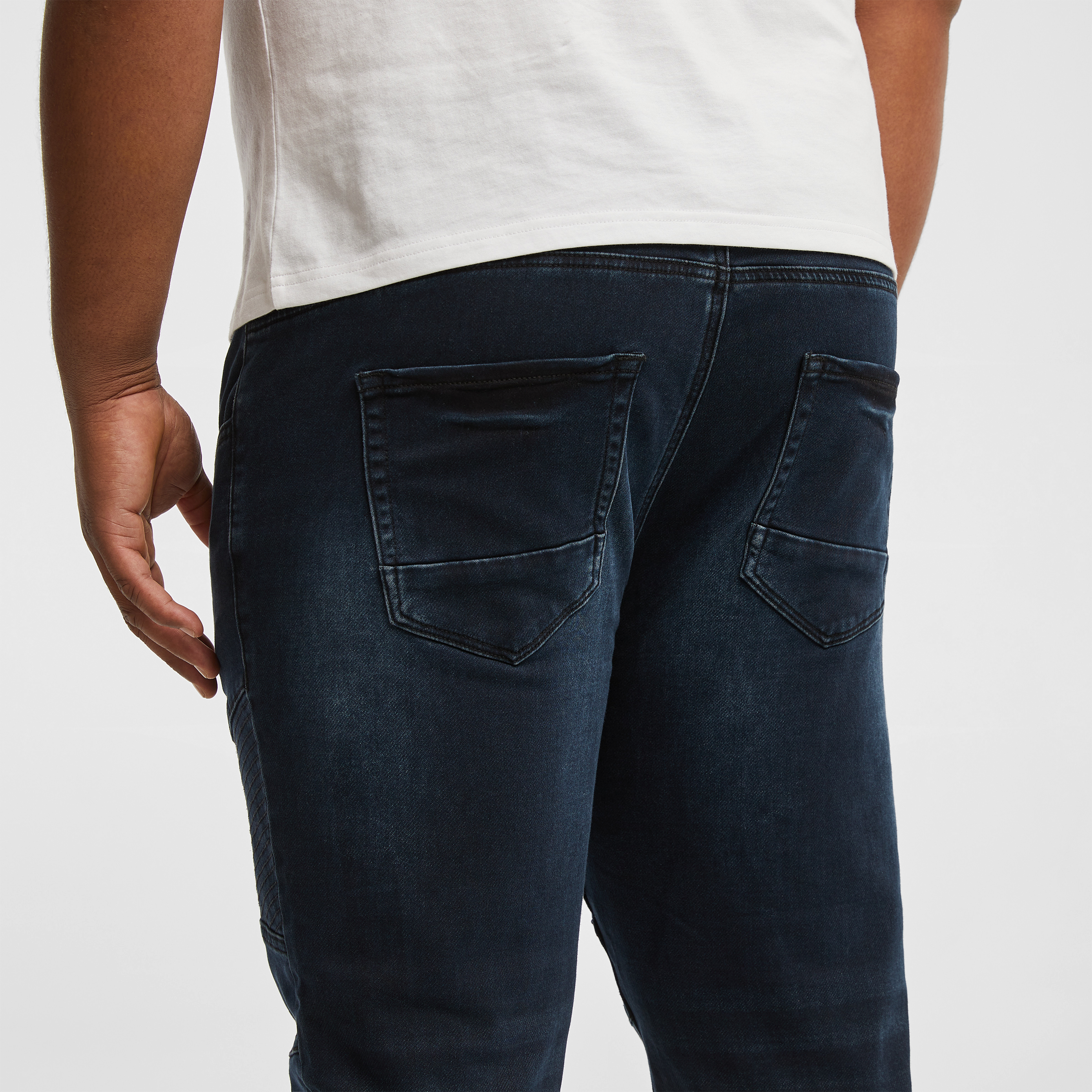 Indigo Lynn Stretch Denim Joggers