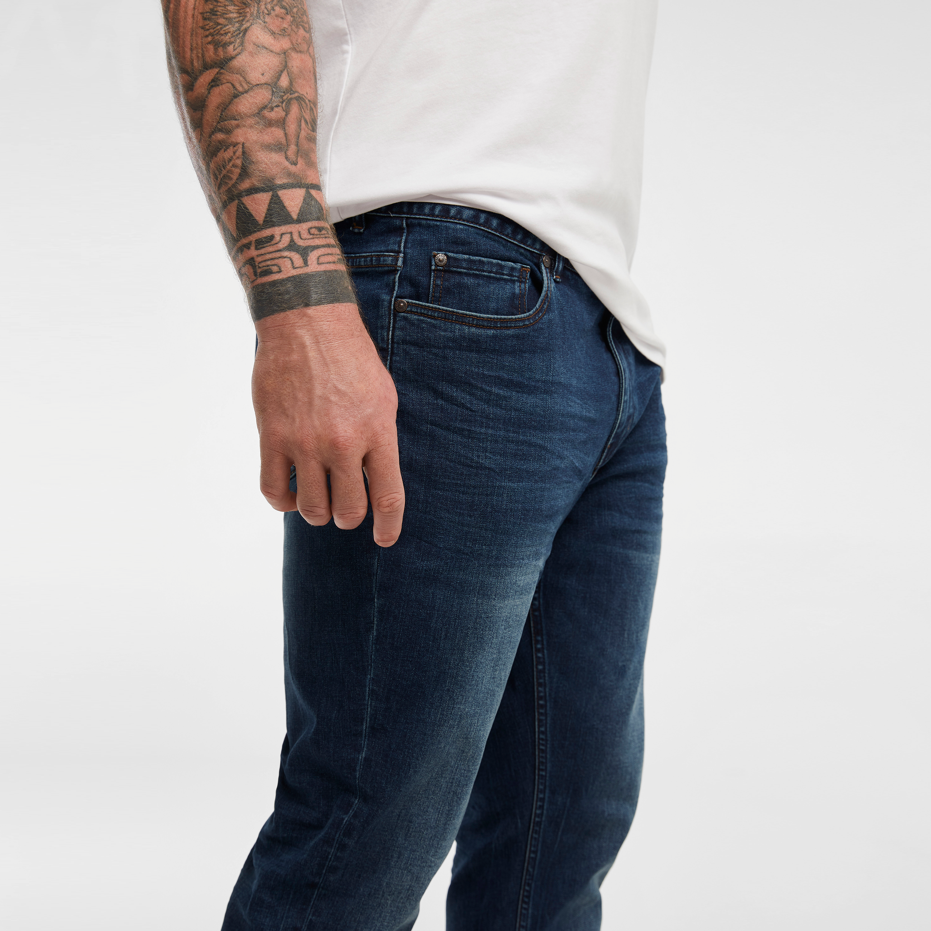 Blue Jermaine Stretch Slim Fit Jeans