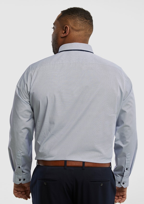 Blue Boston Pattern Check Shirt