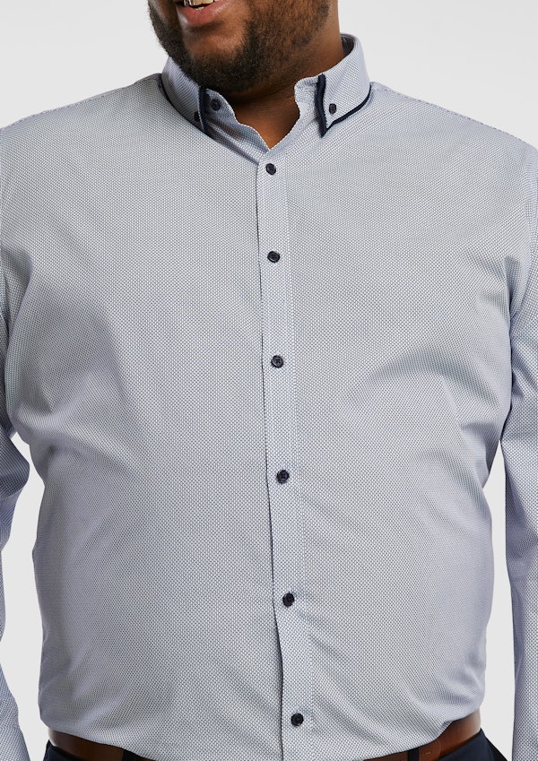 Blue Boston Pattern Check Shirt