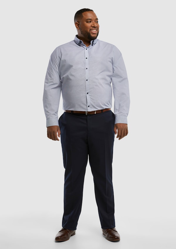 Blue Boston Pattern Check Shirt